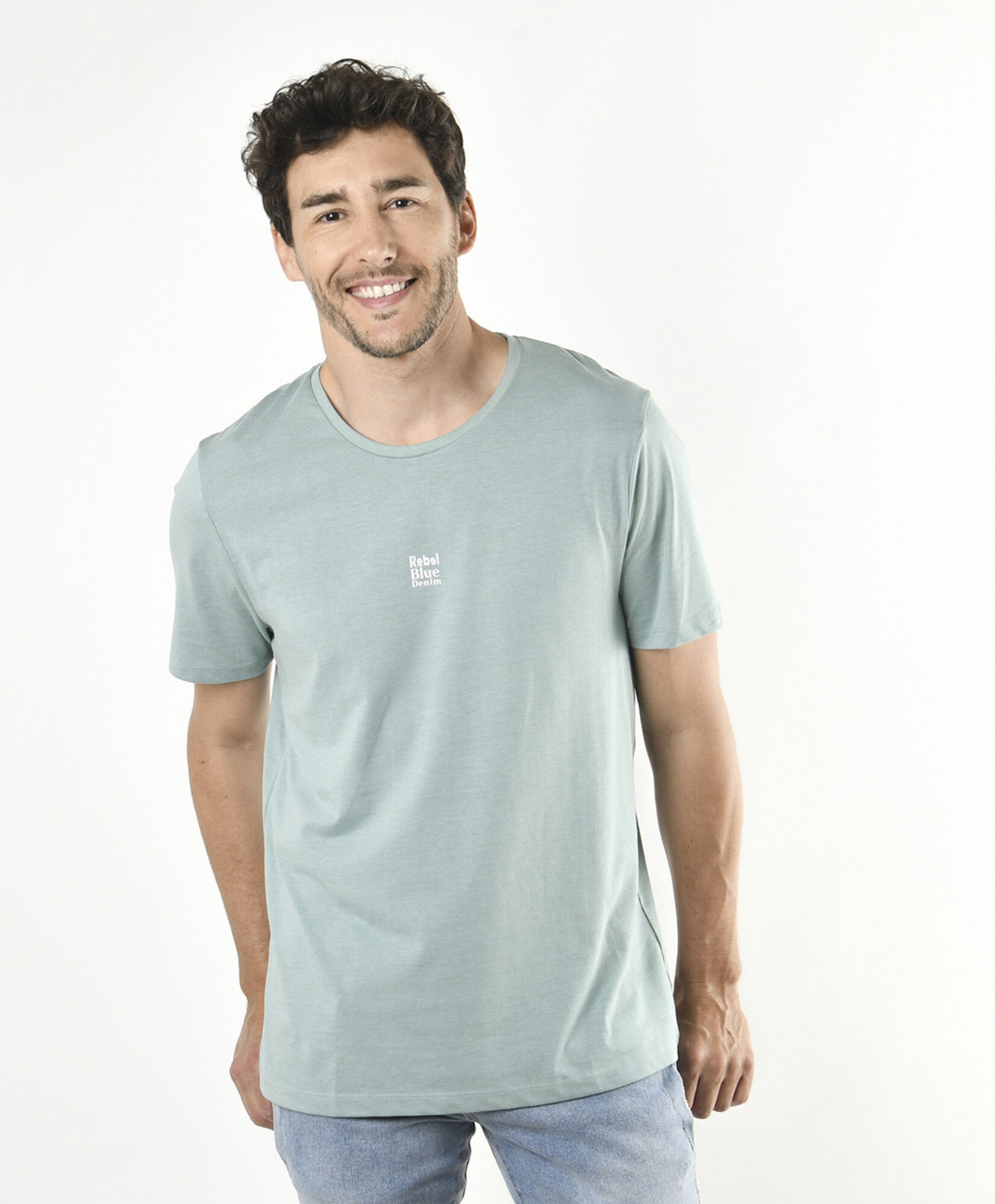 Polera hombre doble estampado rebel Polera hombre doble estampado rebel