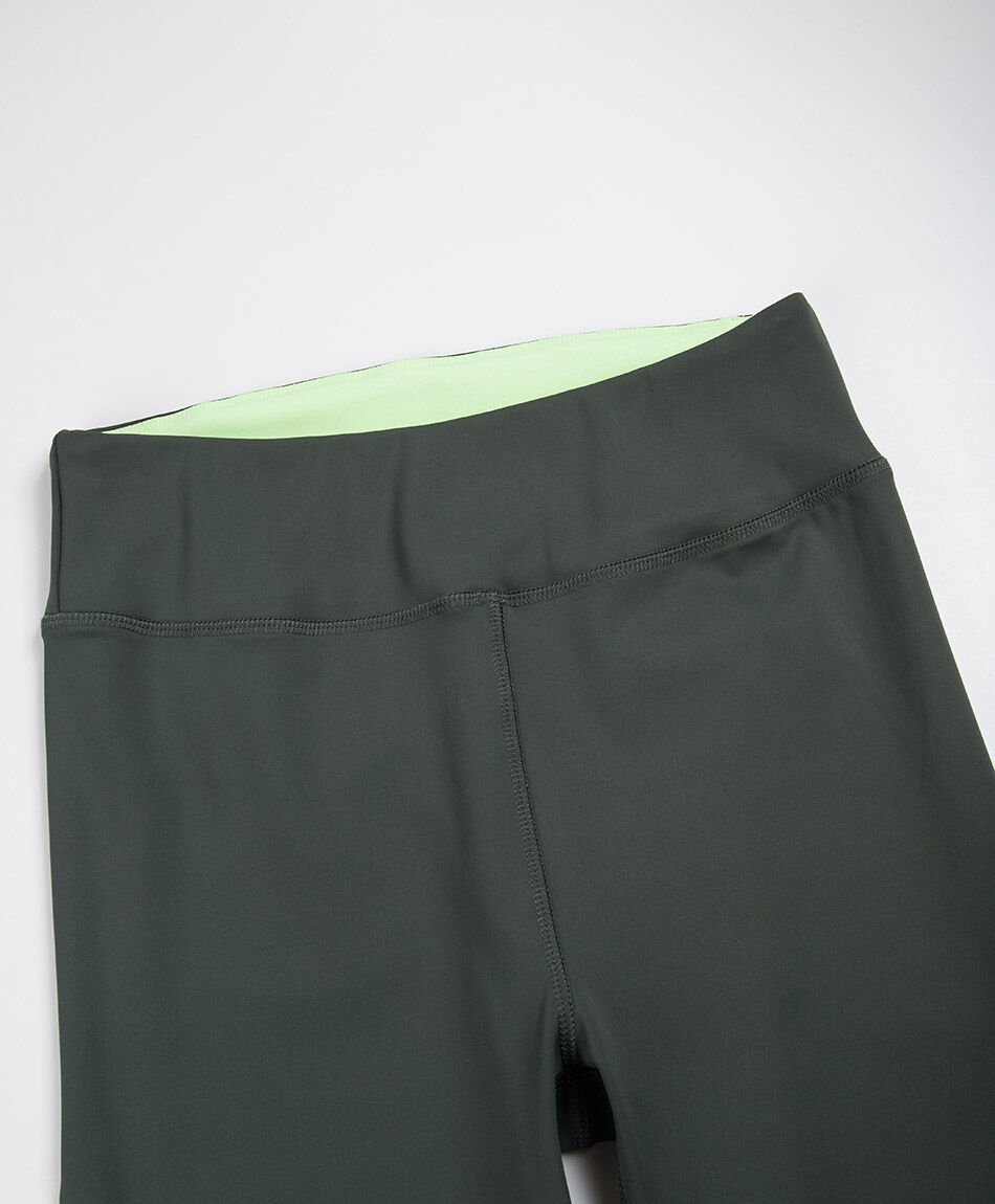 Calza deportiva mujer verde oscuro