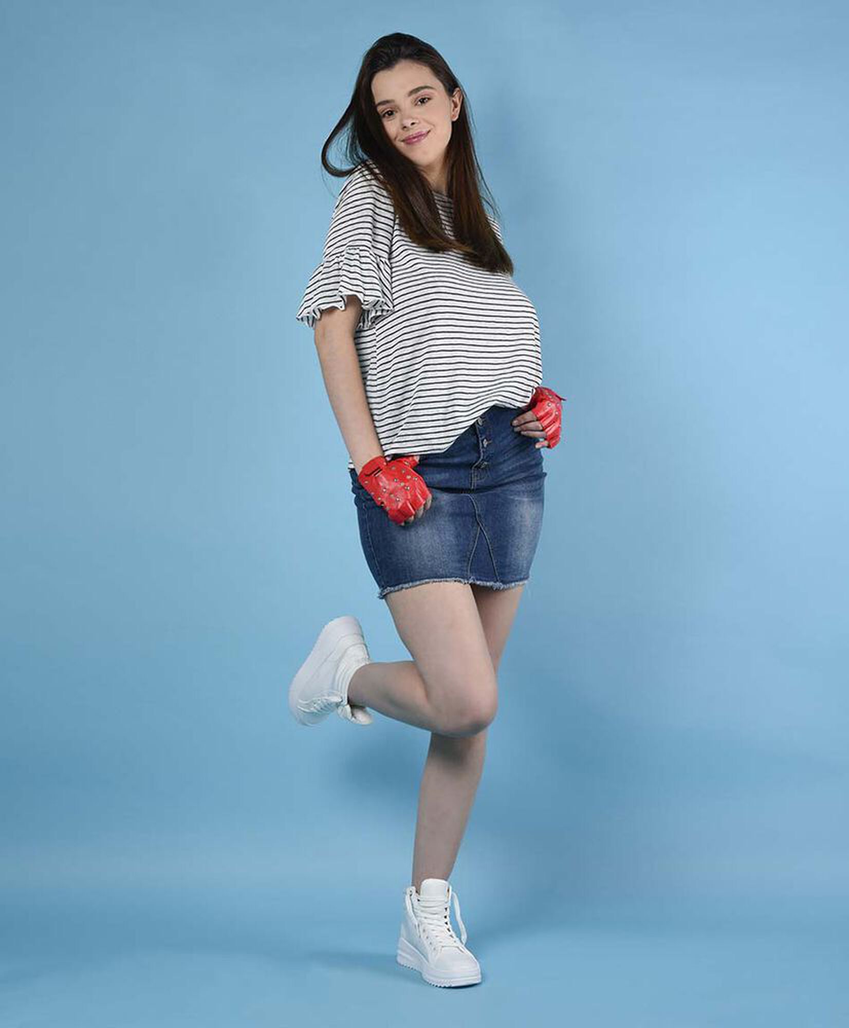 Mini falda denim botones Mini falda denim botones