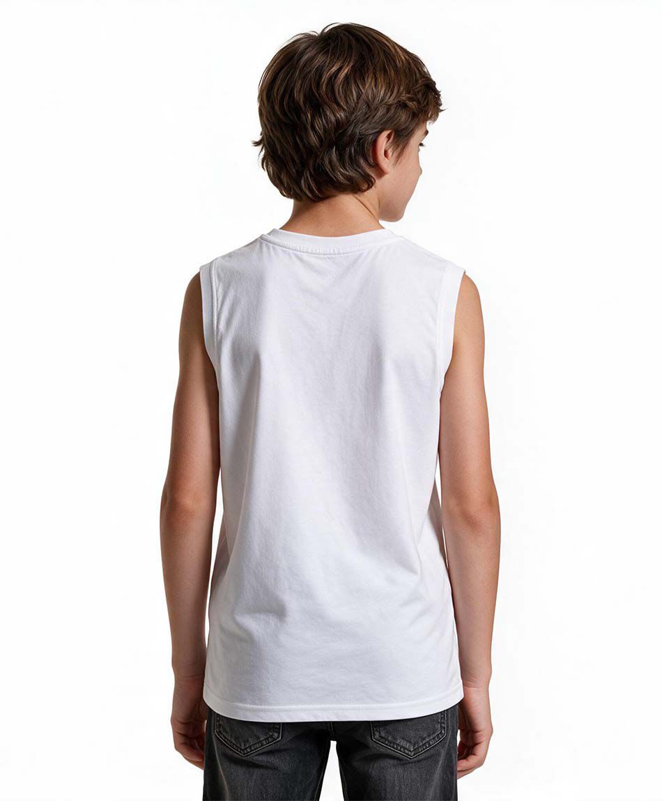 Polera ni&ntilde;o sin mangas gamer