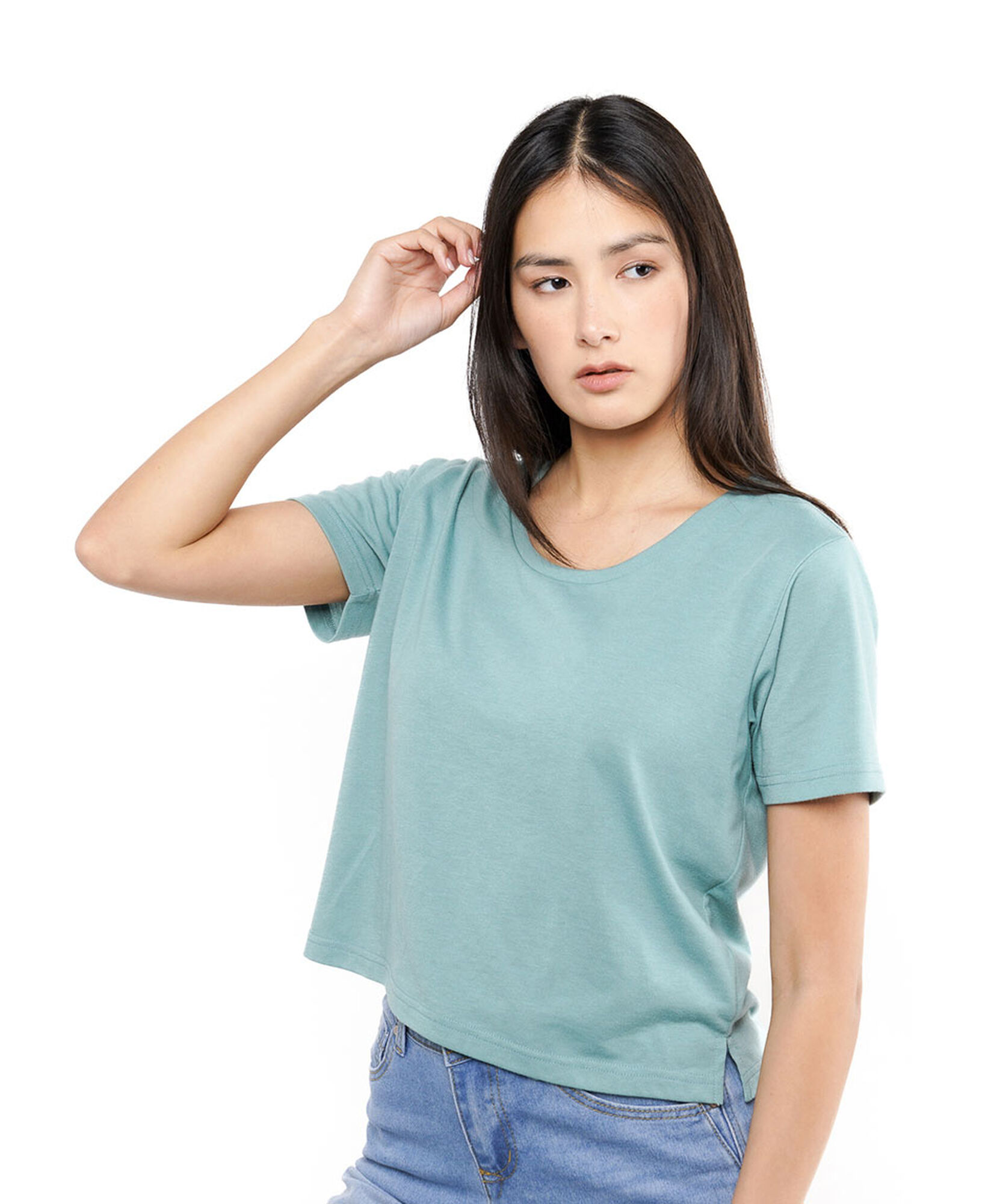 Polera mujer clasic crop Polera mujer clasic crop