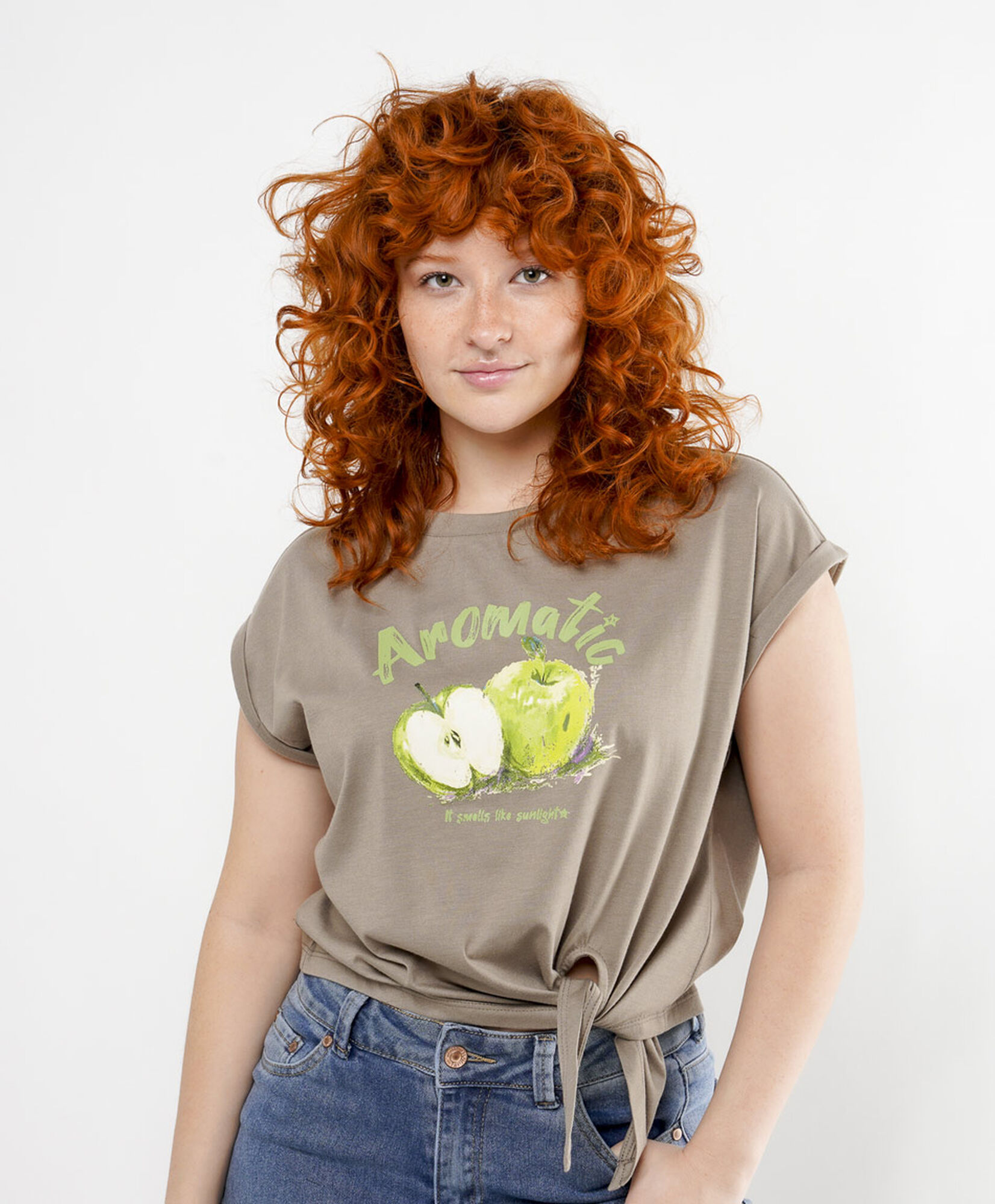 Polera mujer manzanas Polera mujer manzanas