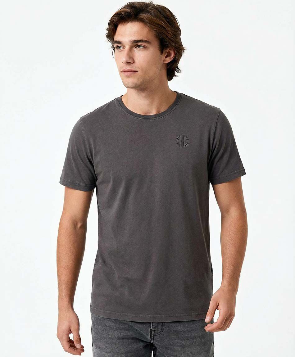 Polera hombre mini print