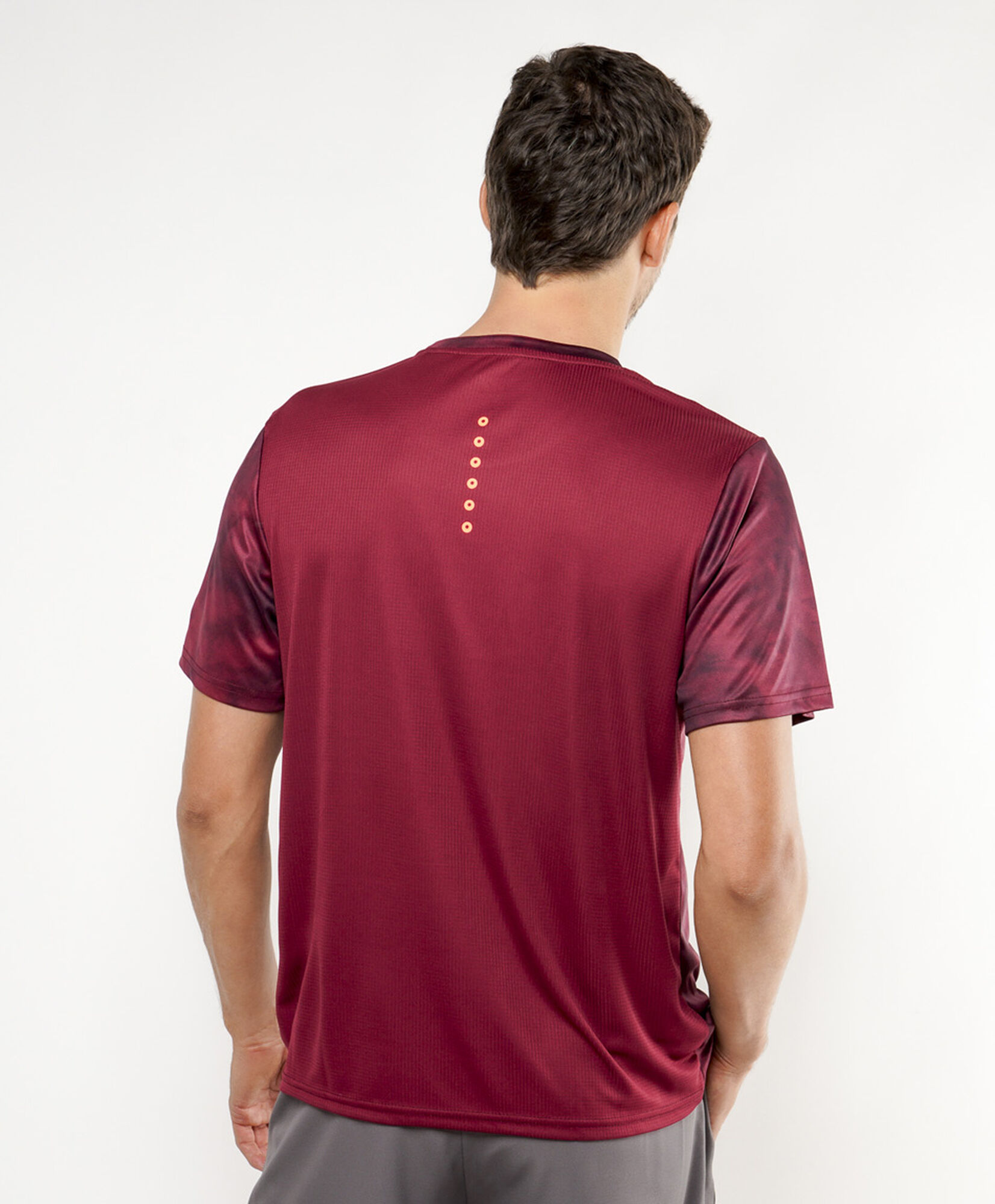 Polera deportiva hombre jaspeada Polera deportiva hombre jaspeada