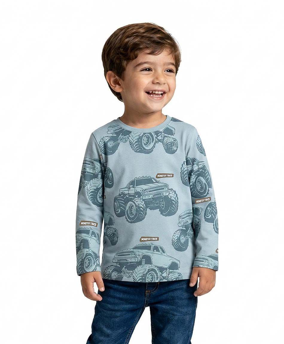 Polera beb&eacute; monster truck