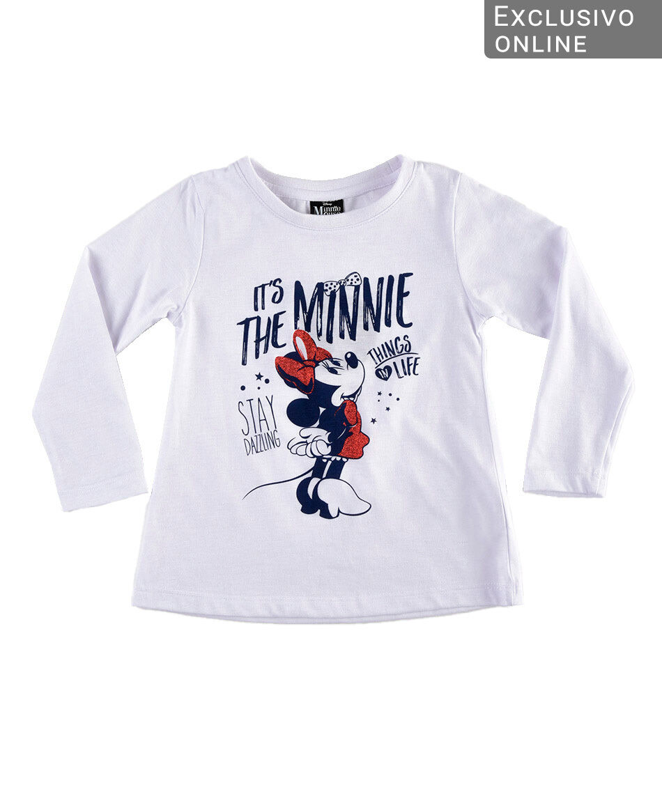 Polera beb&eacute; minnie mouse