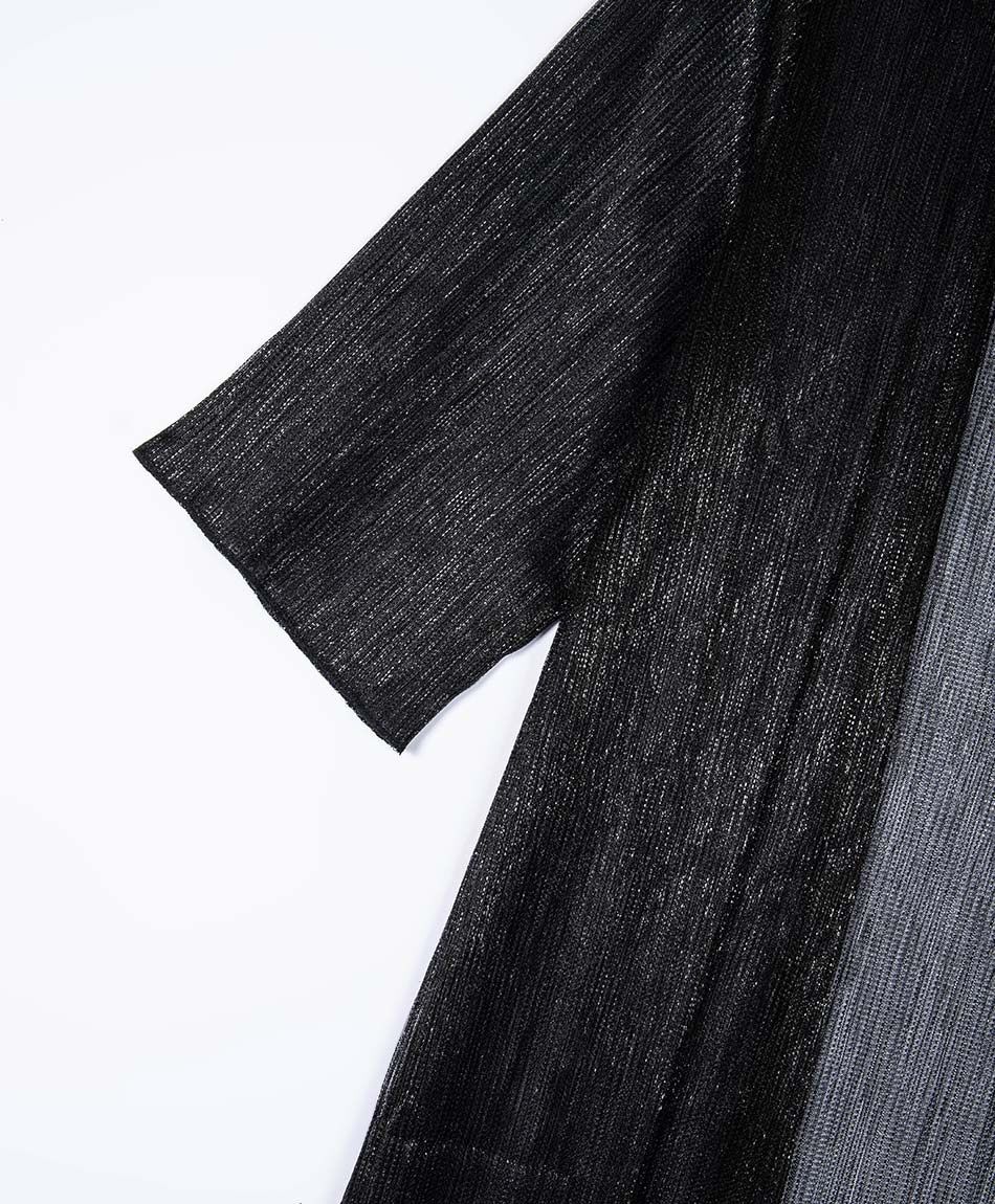 Kimono mujer negro