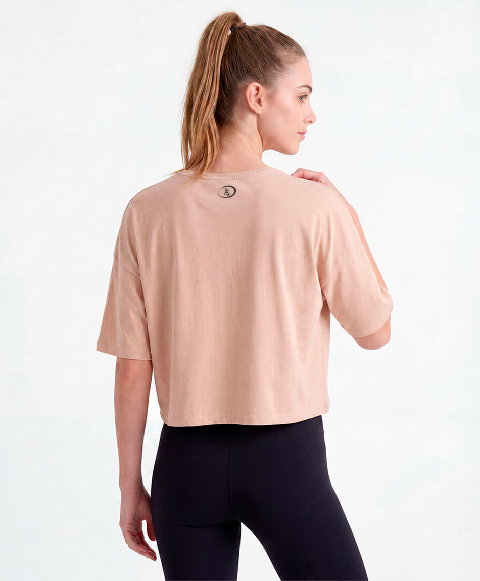 Polera deportiva mujer iconic crop