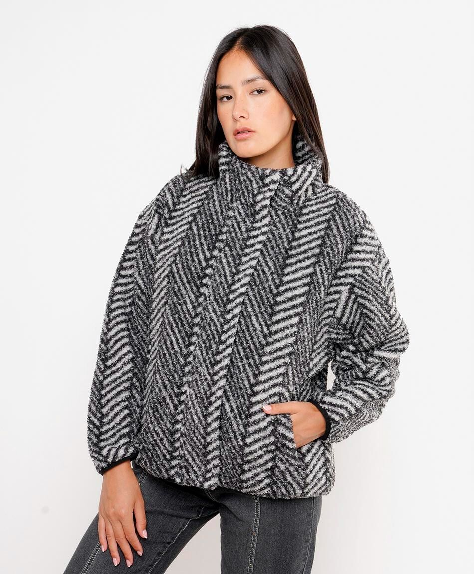 Chaqueta mujer zigzag