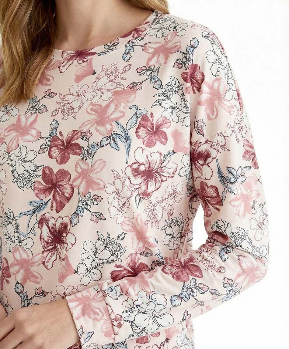 Pijama mujer sue&ntilde;o floral