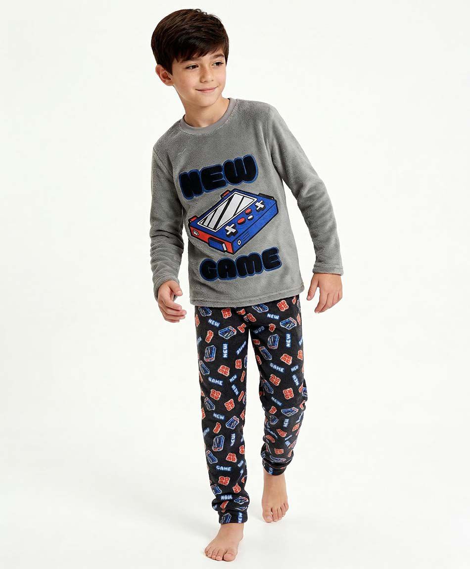Pijama ni&ntilde;o estampado new game