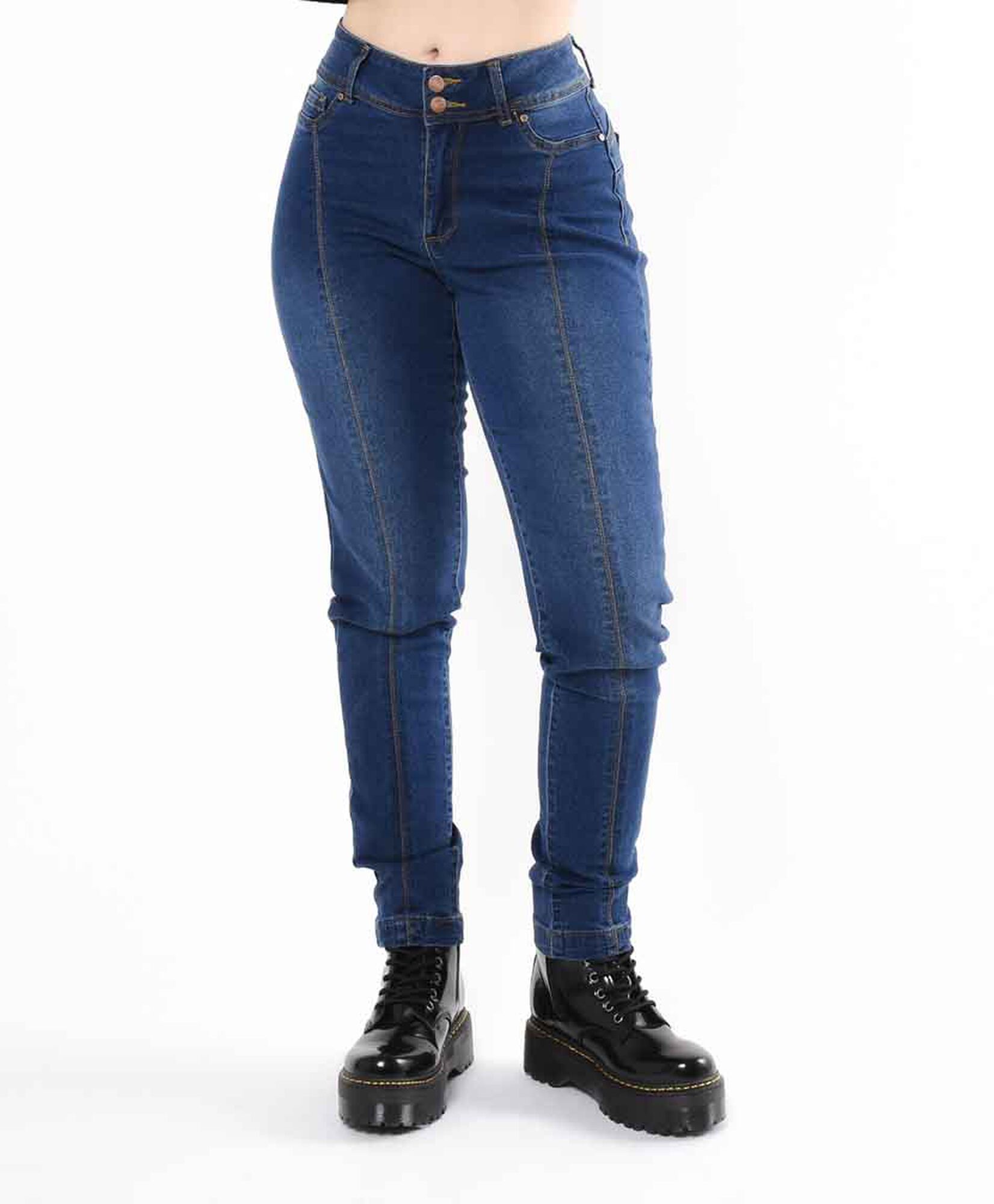Jeans mujer costura frontal skinny fit Jeans mujer costura frontal skinny fit