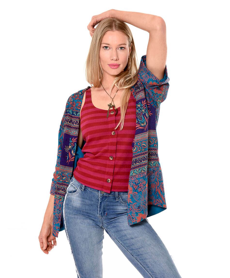 Kimono bolsillos