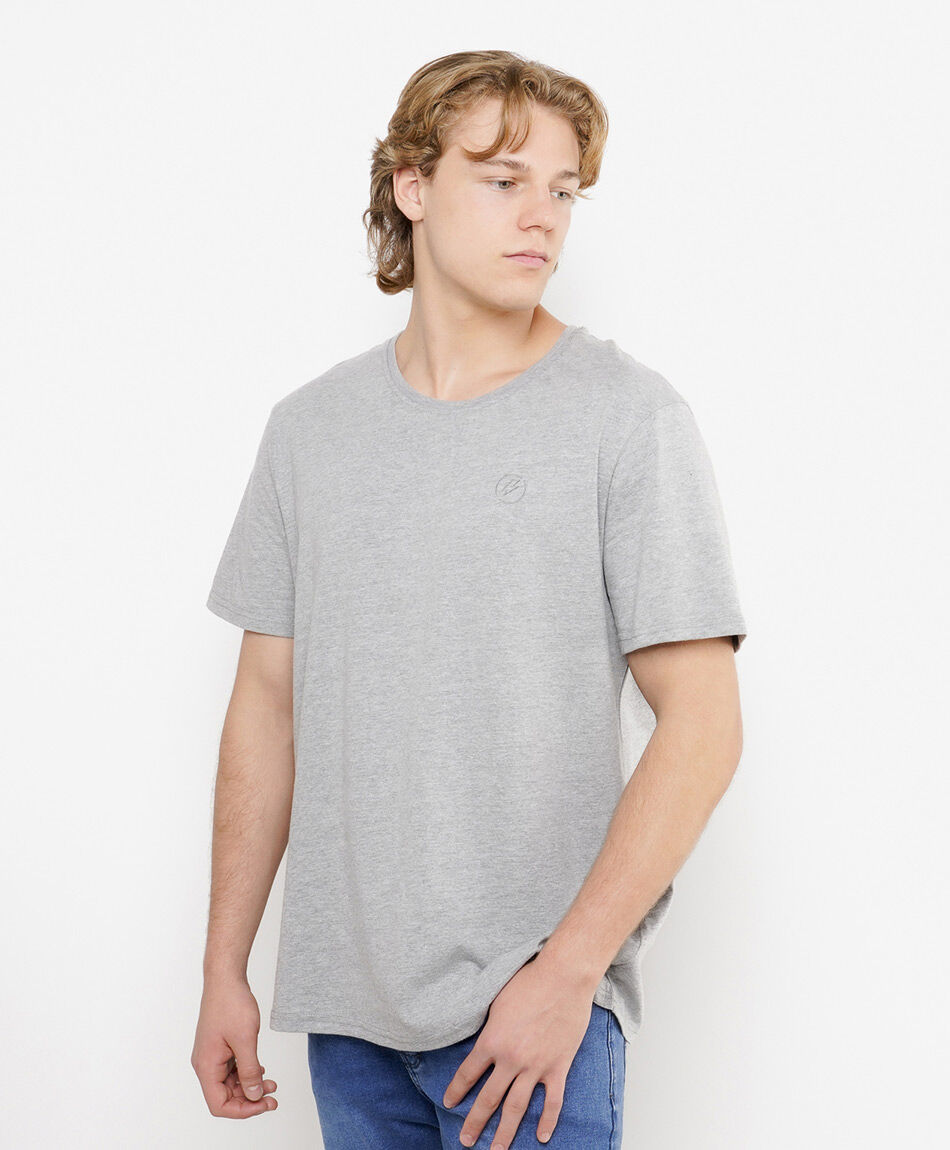 Polera hombre b&aacute;sica lisa