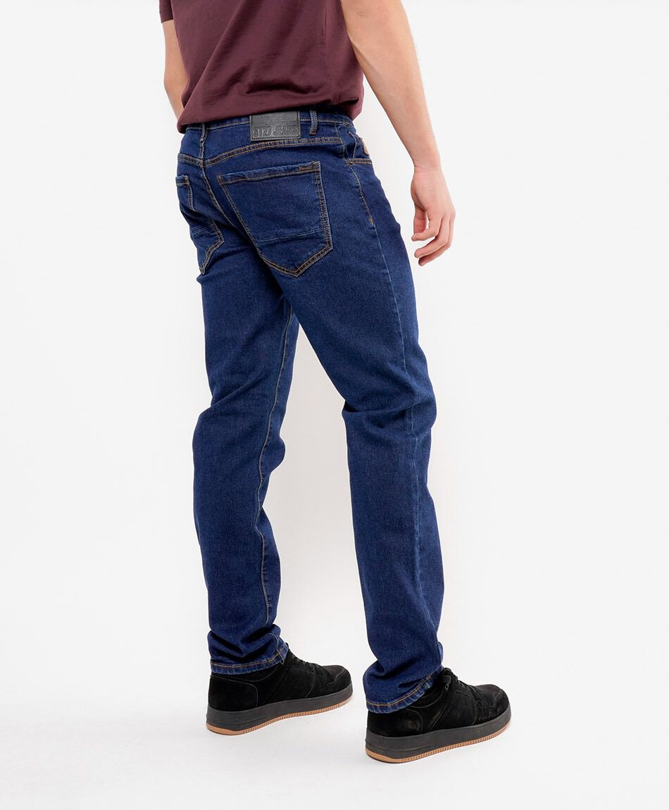 Jeans hombre desgastado slim fit