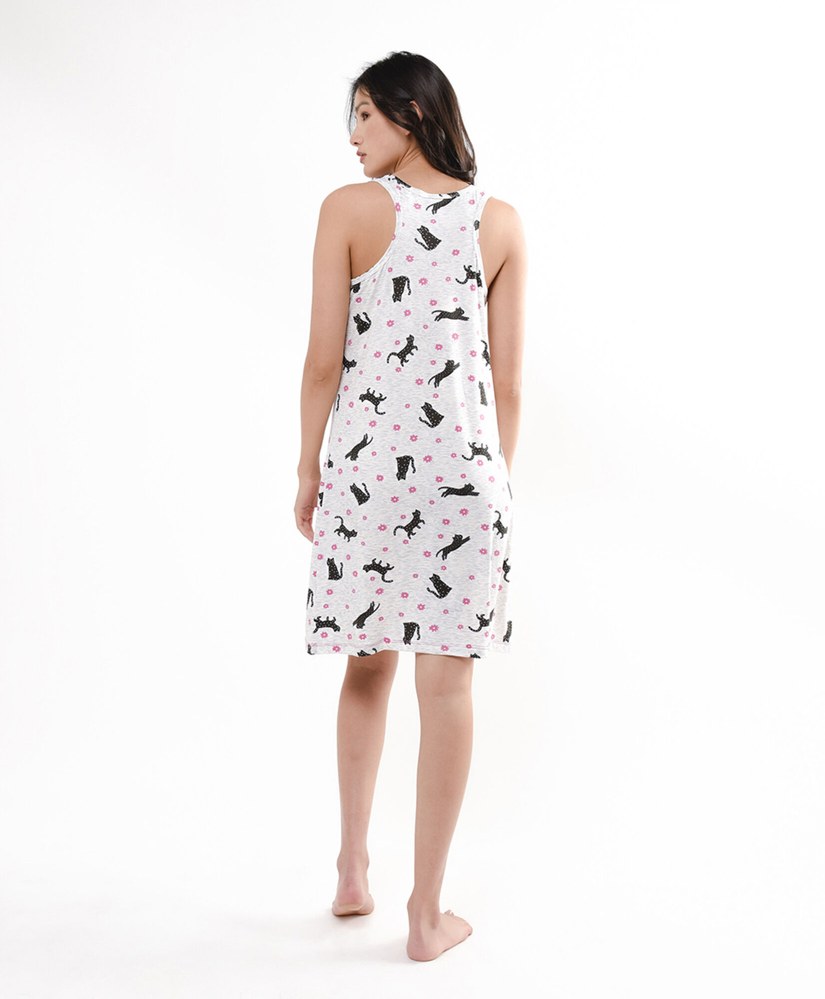 Camisola mujer gatos y flores Camisola mujer gatos y flores
