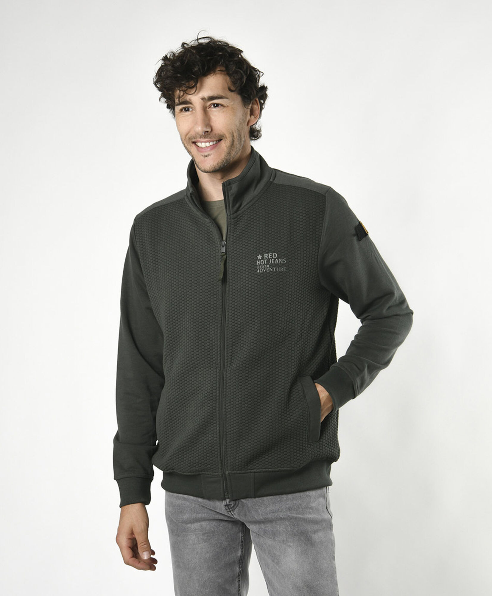Chaqueta hombre diseño panal Chaqueta hombre diseño panal