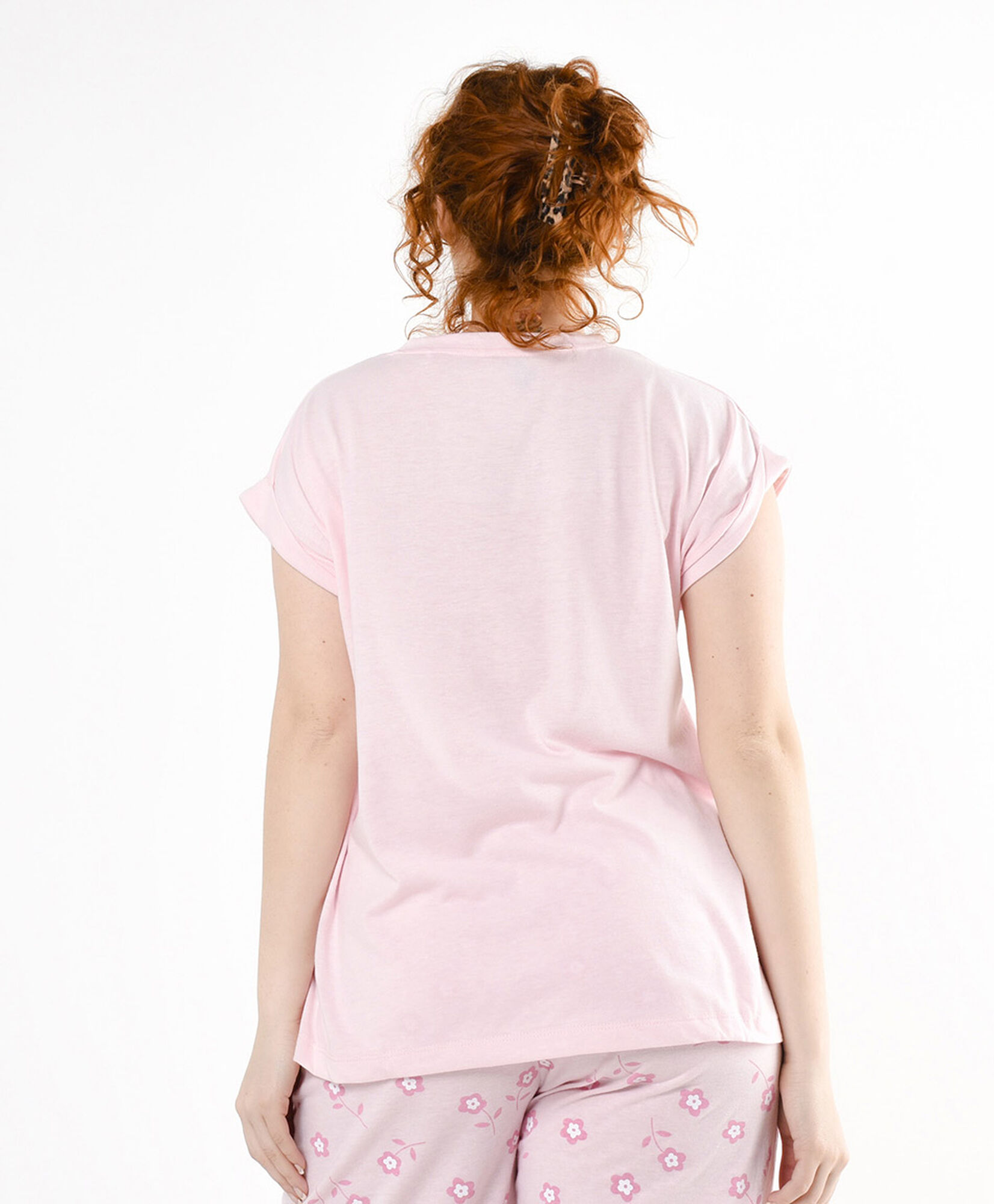 Pijama mujer gatito y florcitas Pijama mujer gatito y florcitas