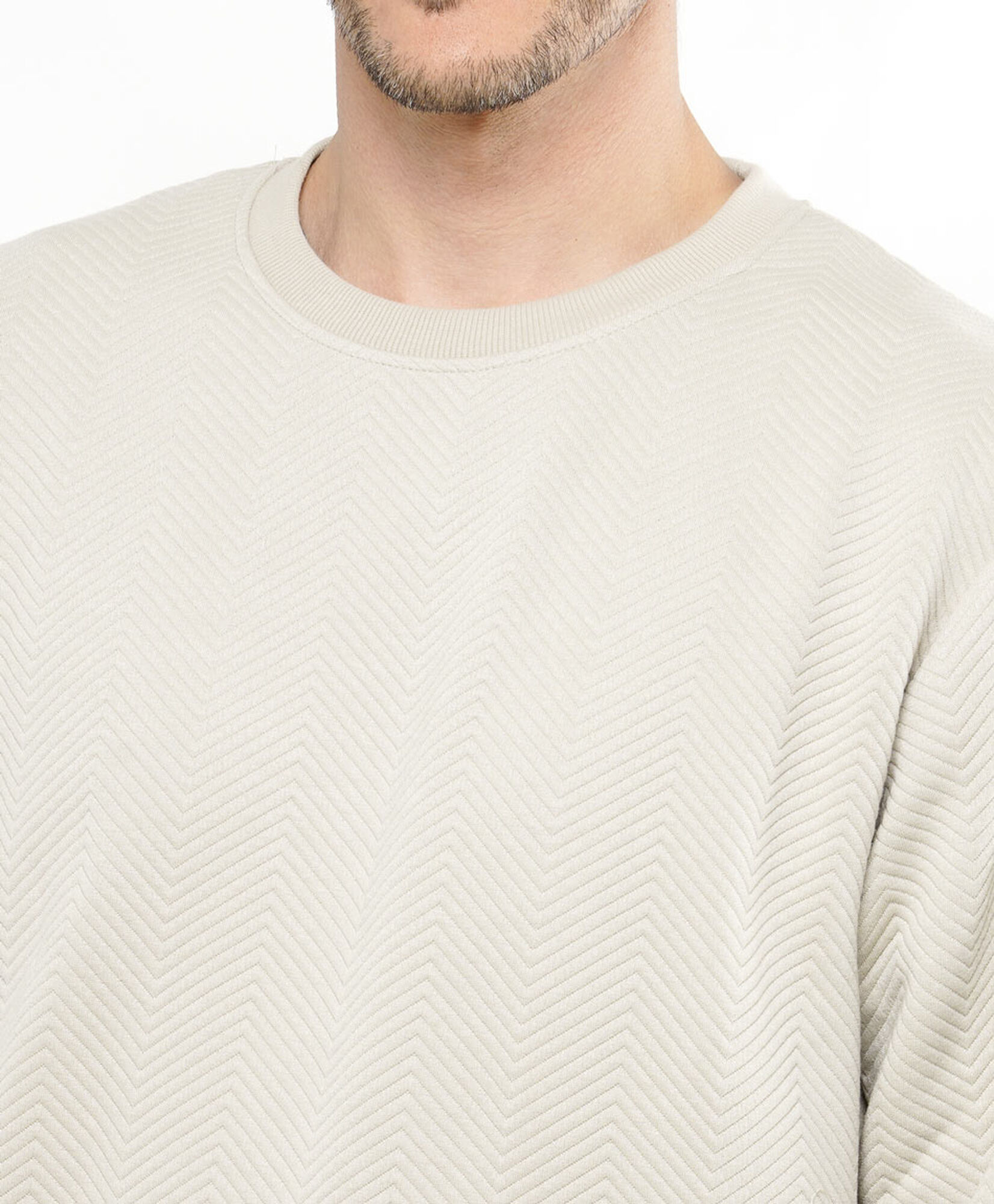 Pullover hombre jacquard ondas Pullover hombre jacquard ondas