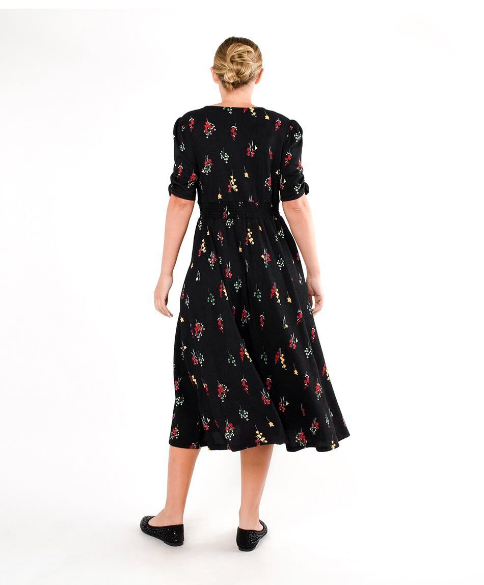 Vestido mujer estampado flores