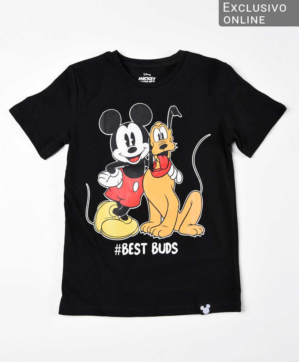Polera ni&ntilde;o mickey y pluto