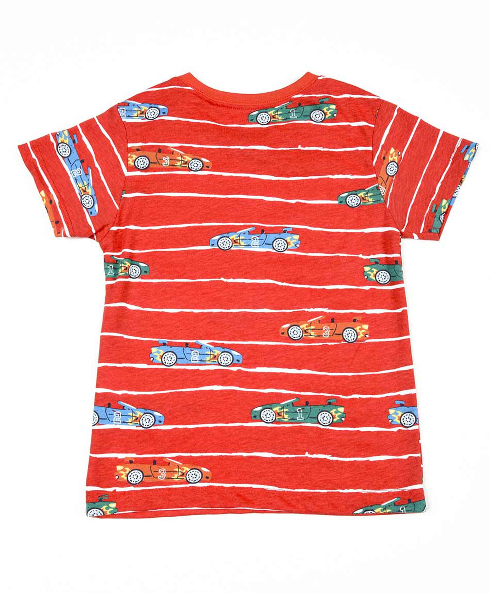 Polera bebé líneas autos Polera bebé líneas autos