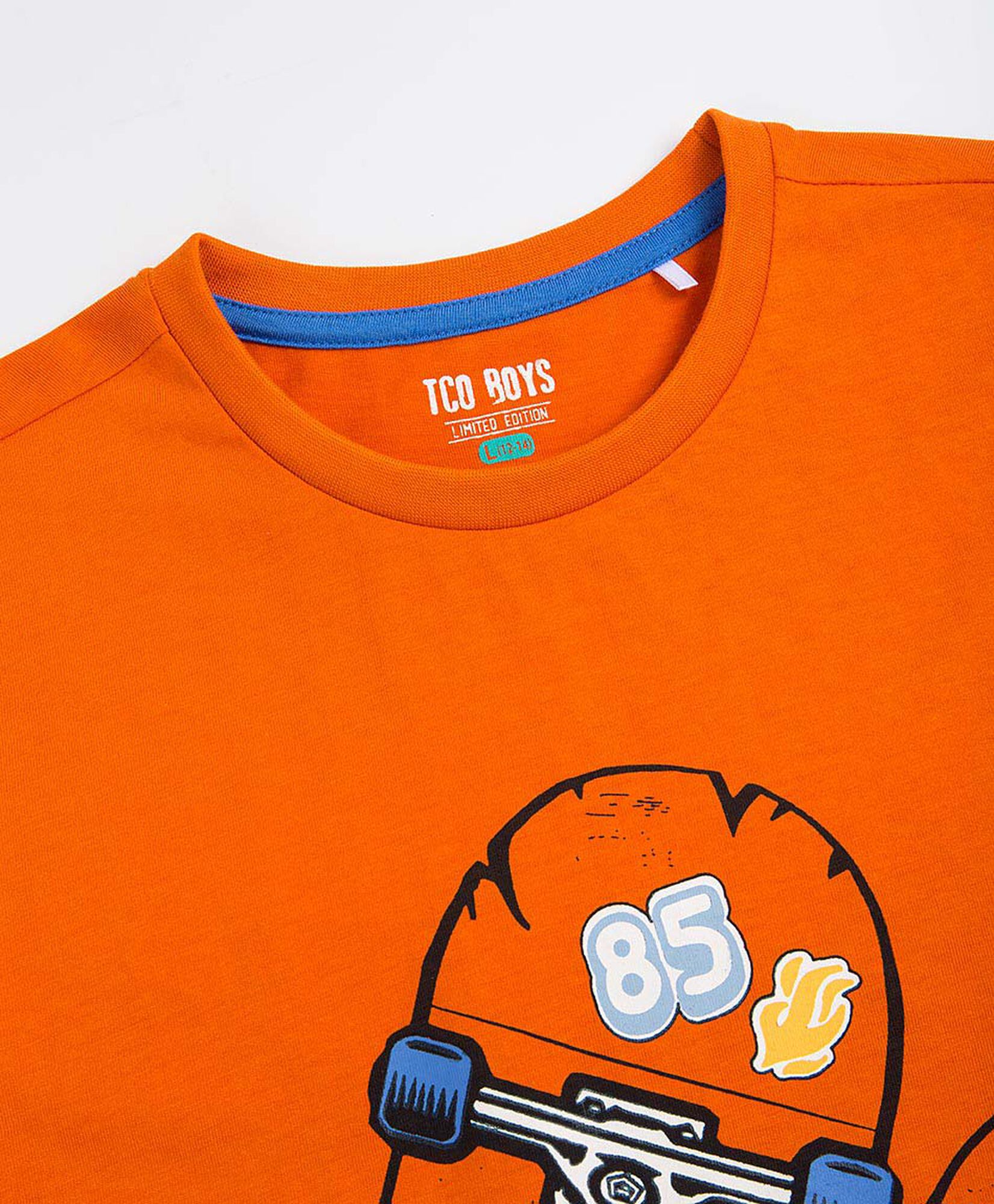 Polera niño skate naranja Polera niño skate naranja
