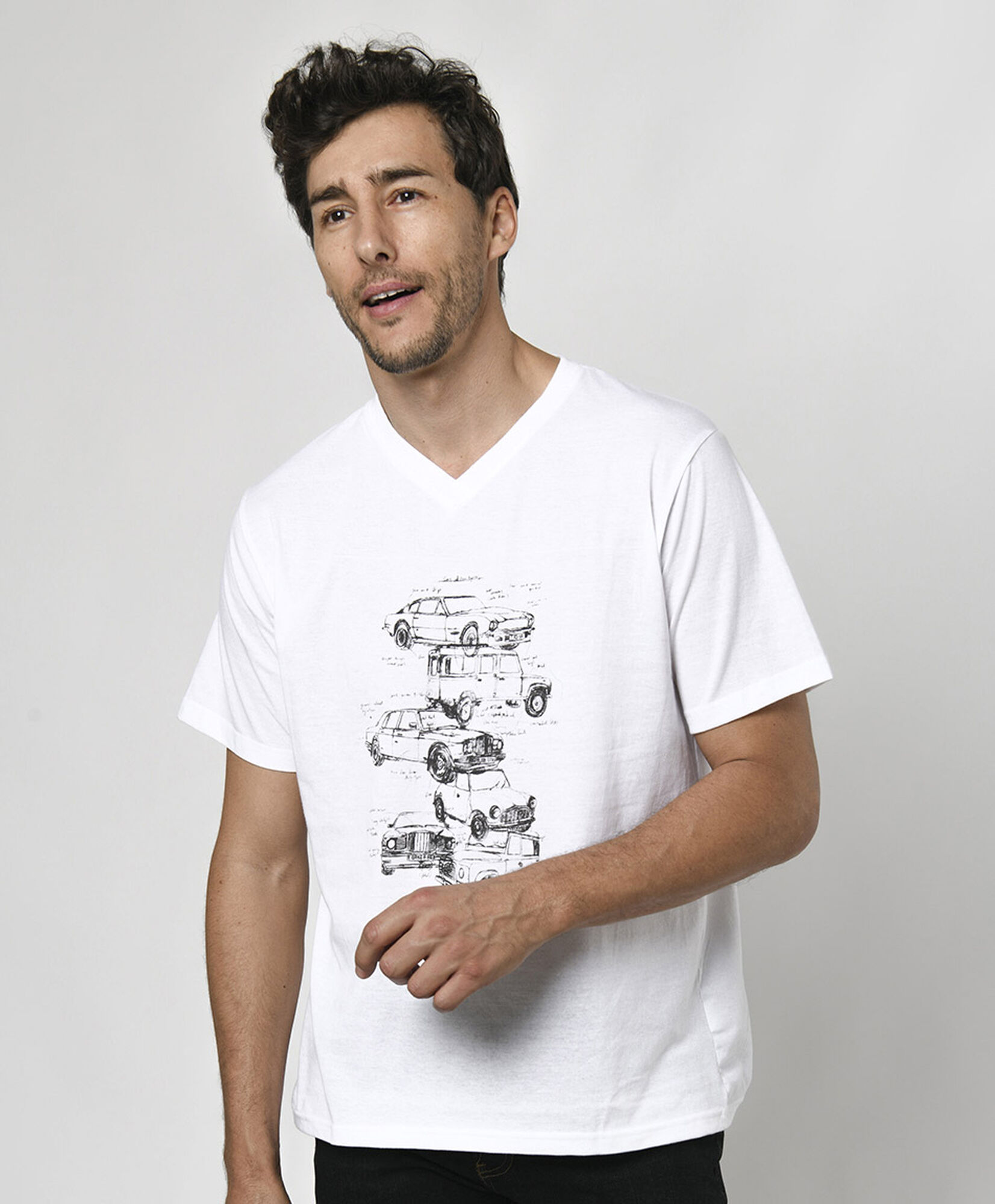 Polera hombre autos vintage Polera hombre autos vintage