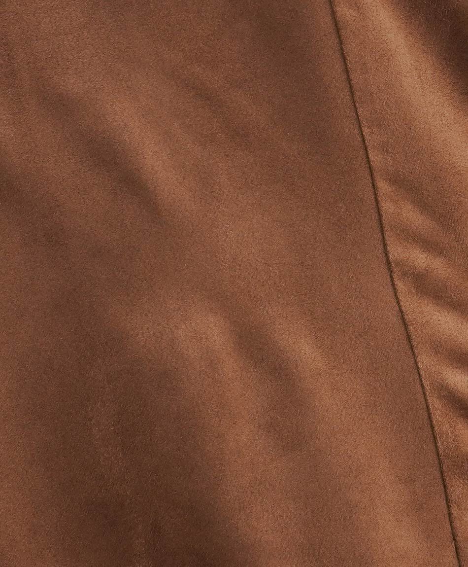 Polera mujer suede costuras