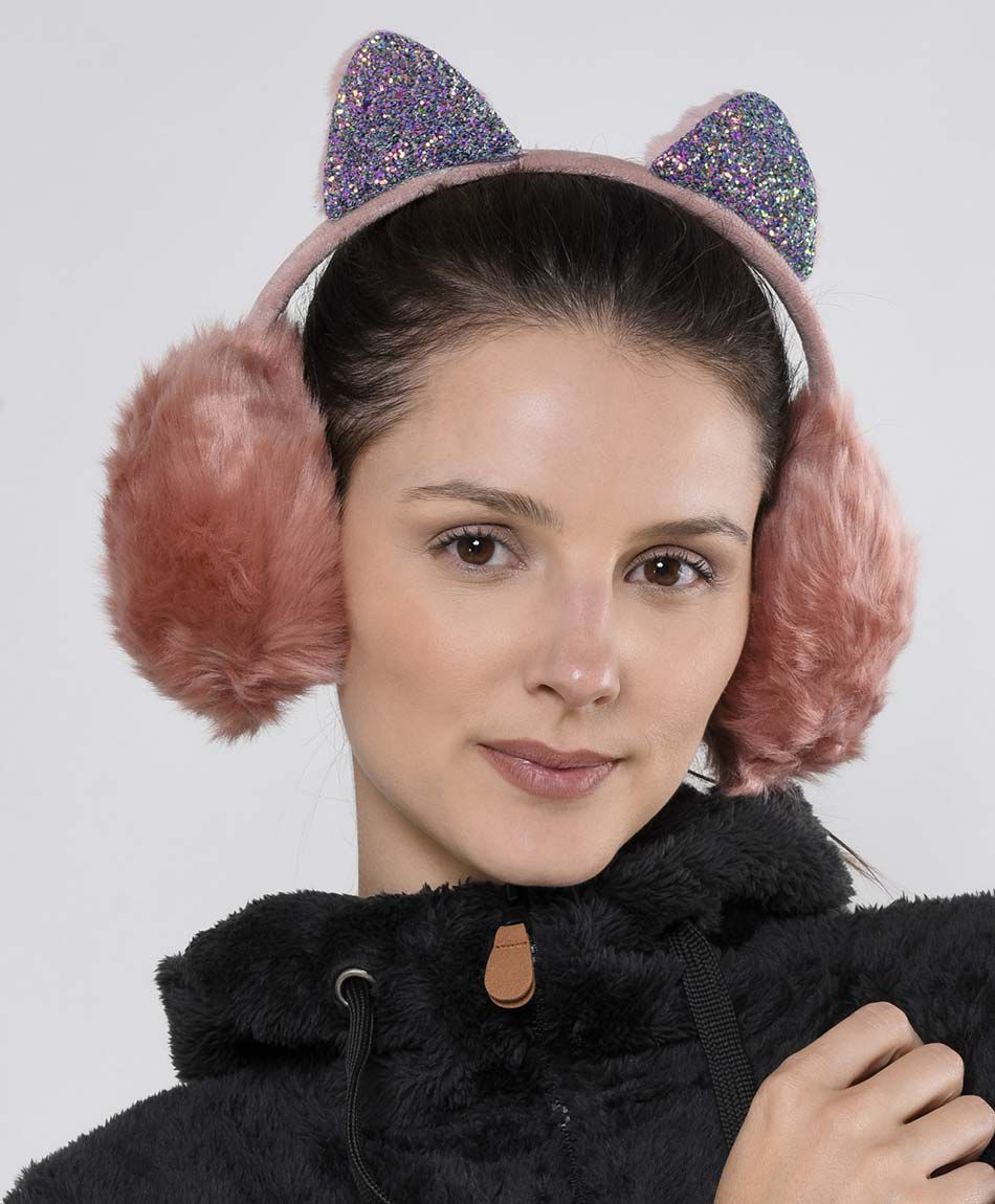 Orejera mujer glitter