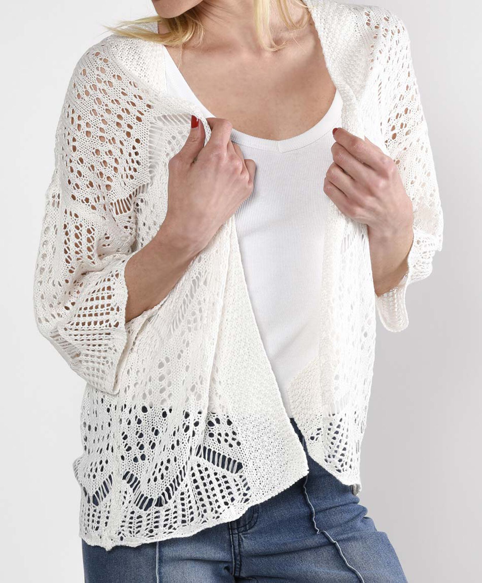 Cardigan calado Cardigan calado