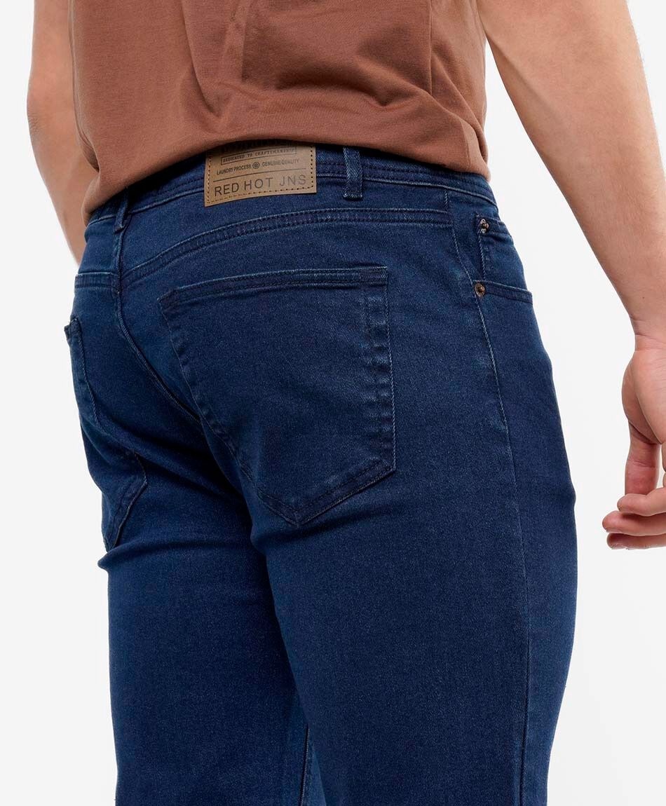 Jeans hombre cl&aacute;sico slim fit
