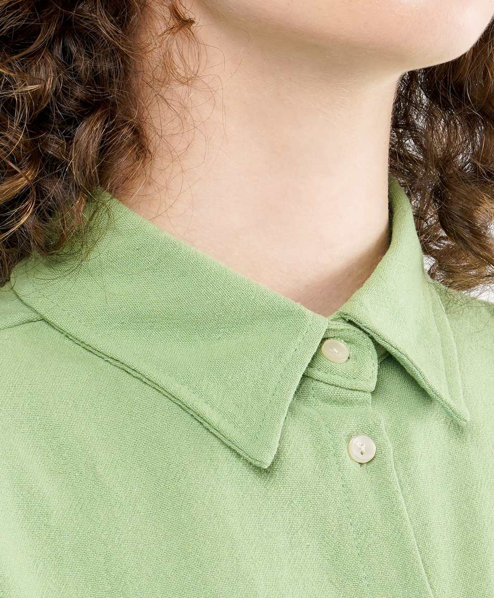 Blusa mujer manga corta verde Blusa mujer manga corta verde