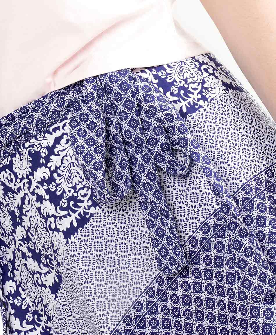 Falda mujer mini mix print