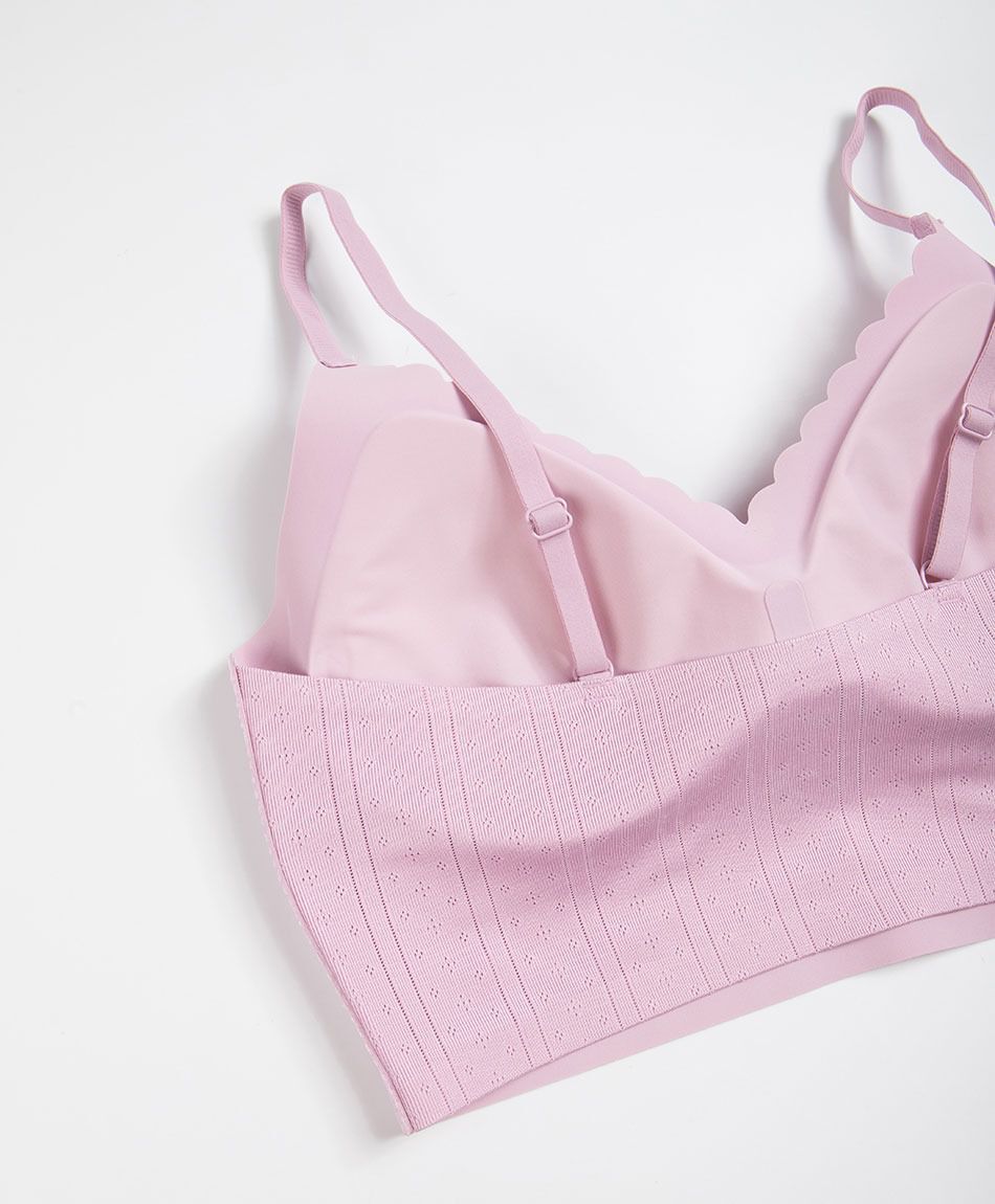 Bralette mujer seamless jacquard