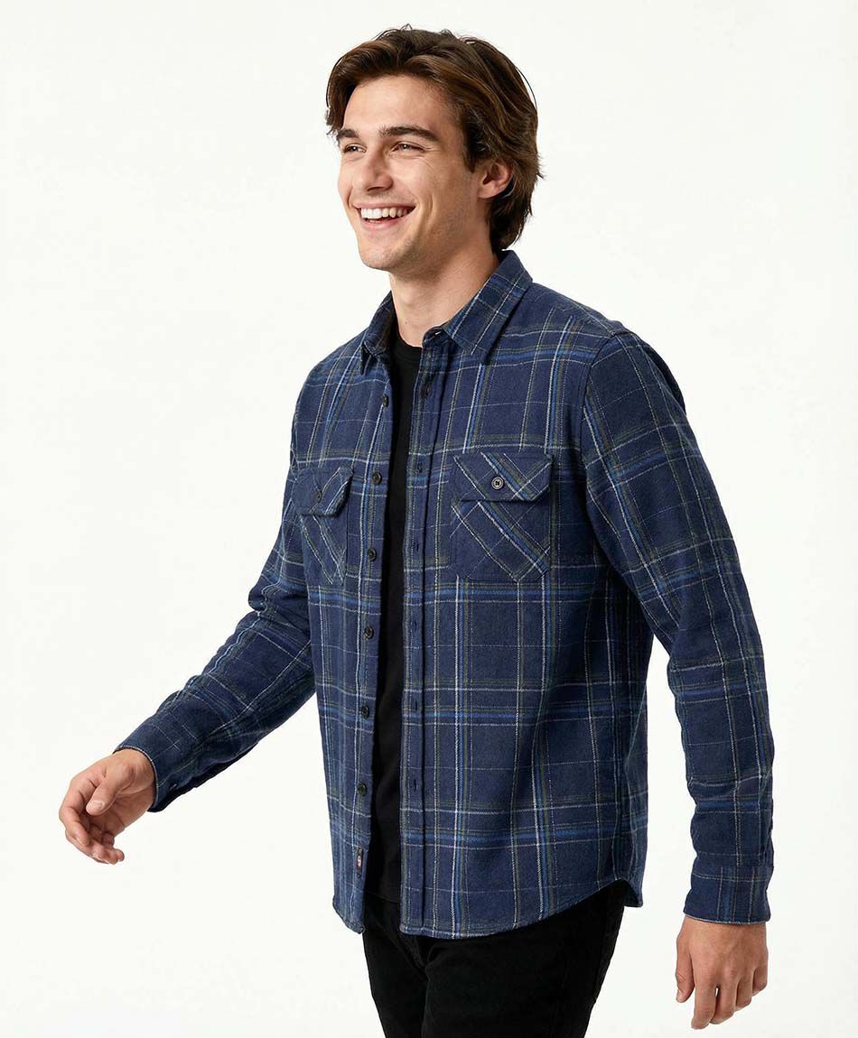 Chaqueta hombre le&ntilde;adora azul