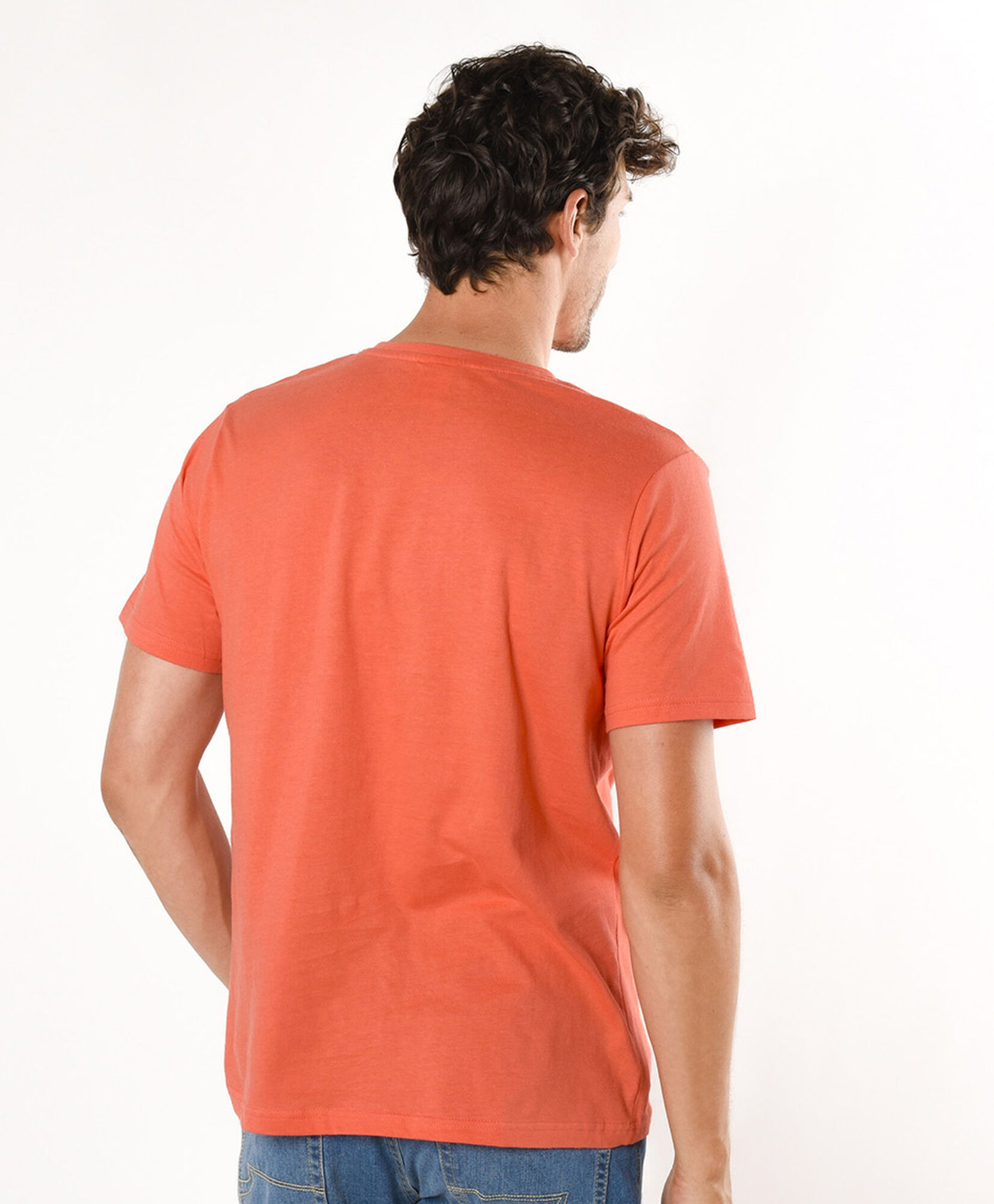 Polera hombre estampado estrella Polera hombre estampado estrella