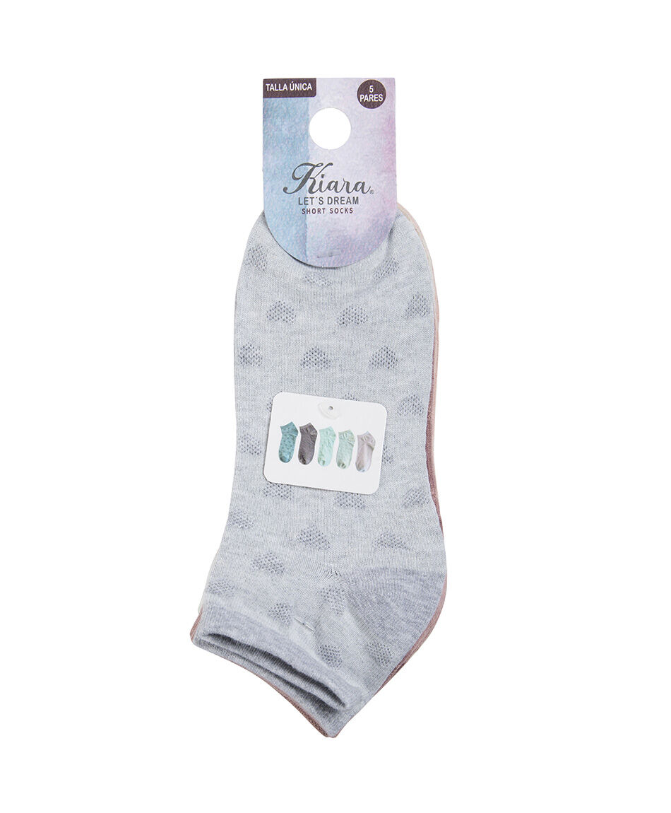 Pack 5 calcetines mujer cortos