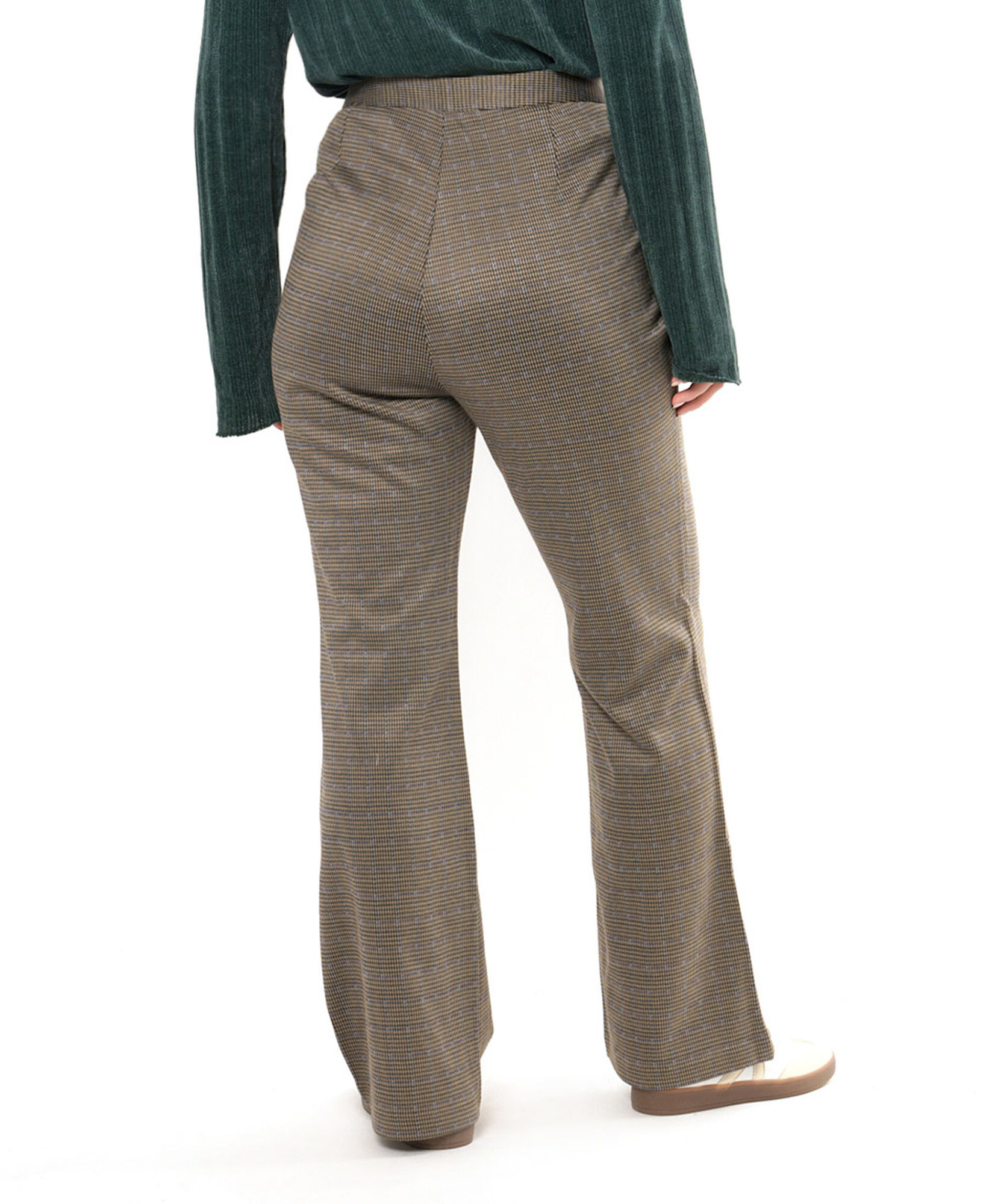 Pantalón mujer escocés costura Pantalón mujer escocés costura