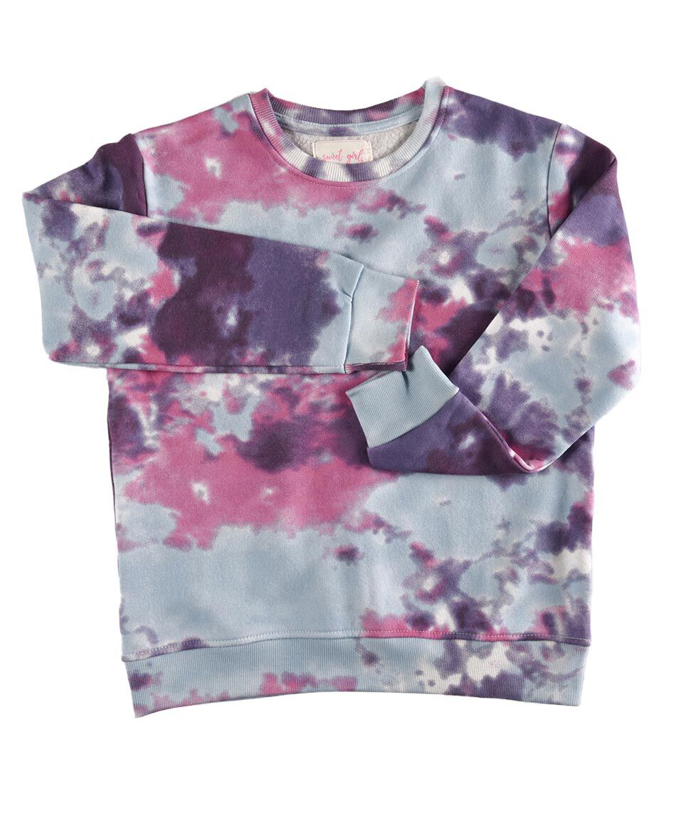 Poler&oacute;n tie-dye sin cierre