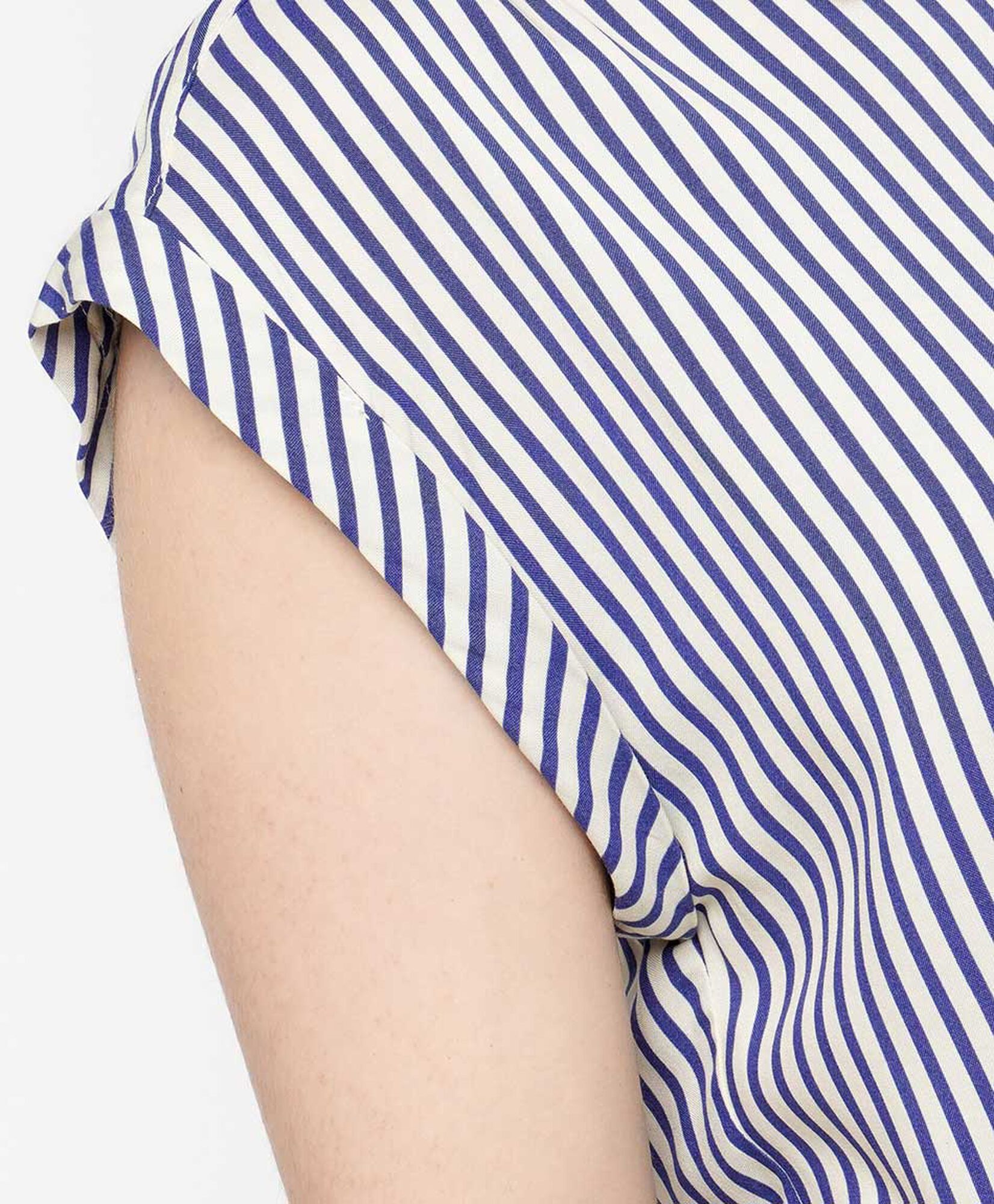 Blusa mujer listas mini manga Blusa mujer listas mini manga