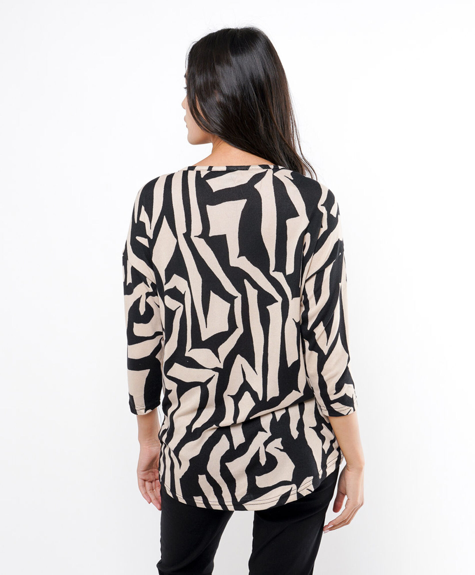 Polera mujer figuras lanosa Polera mujer figuras lanosa