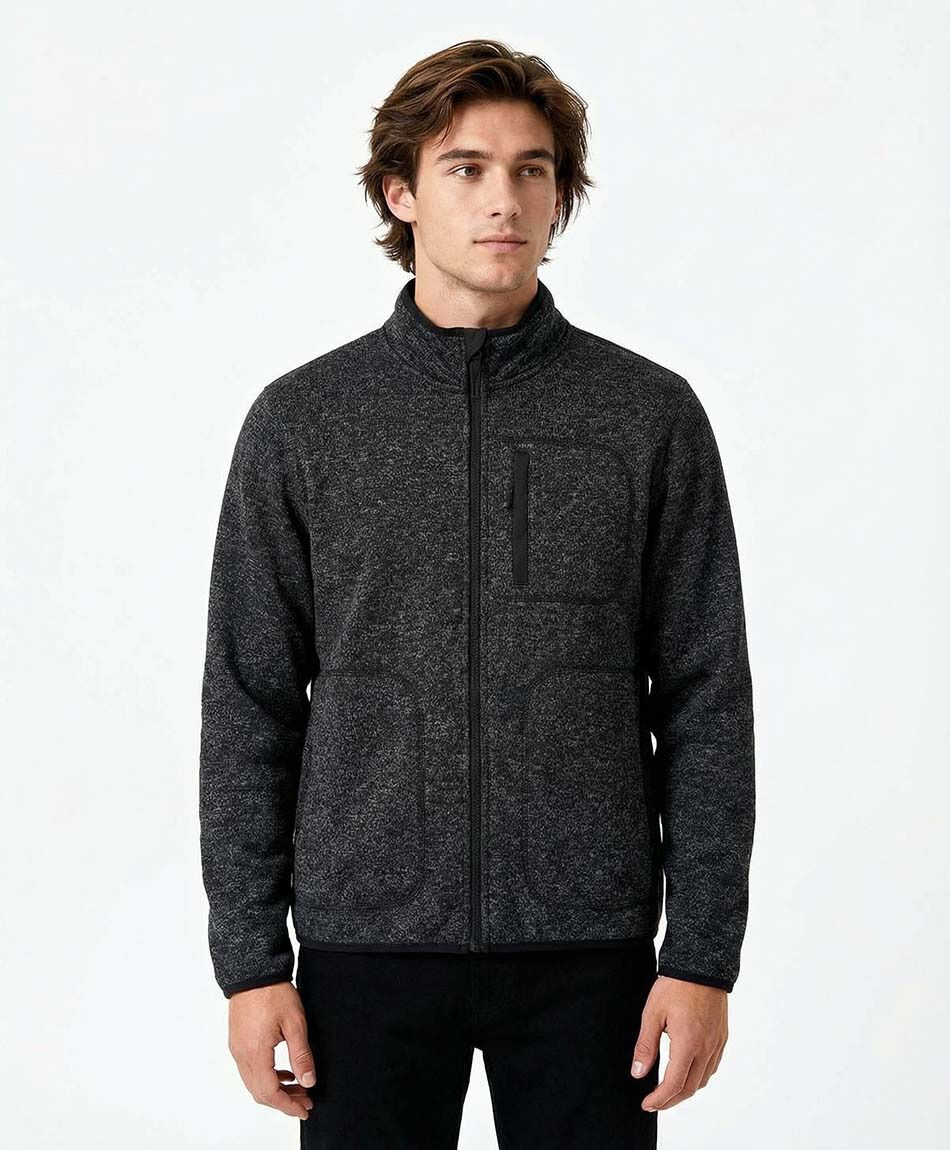 Chaqueta hombre forrada con coral fleece