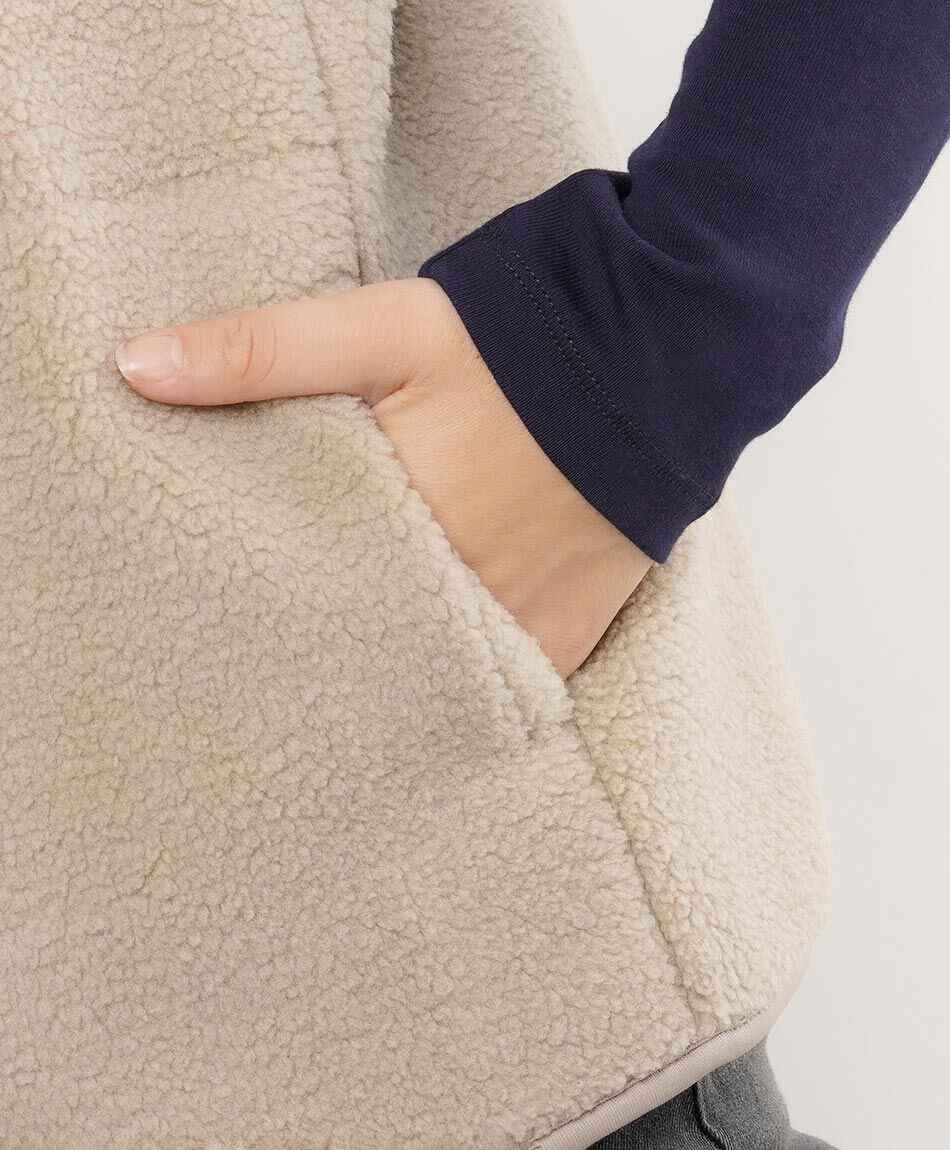 Polar mujer vest camel