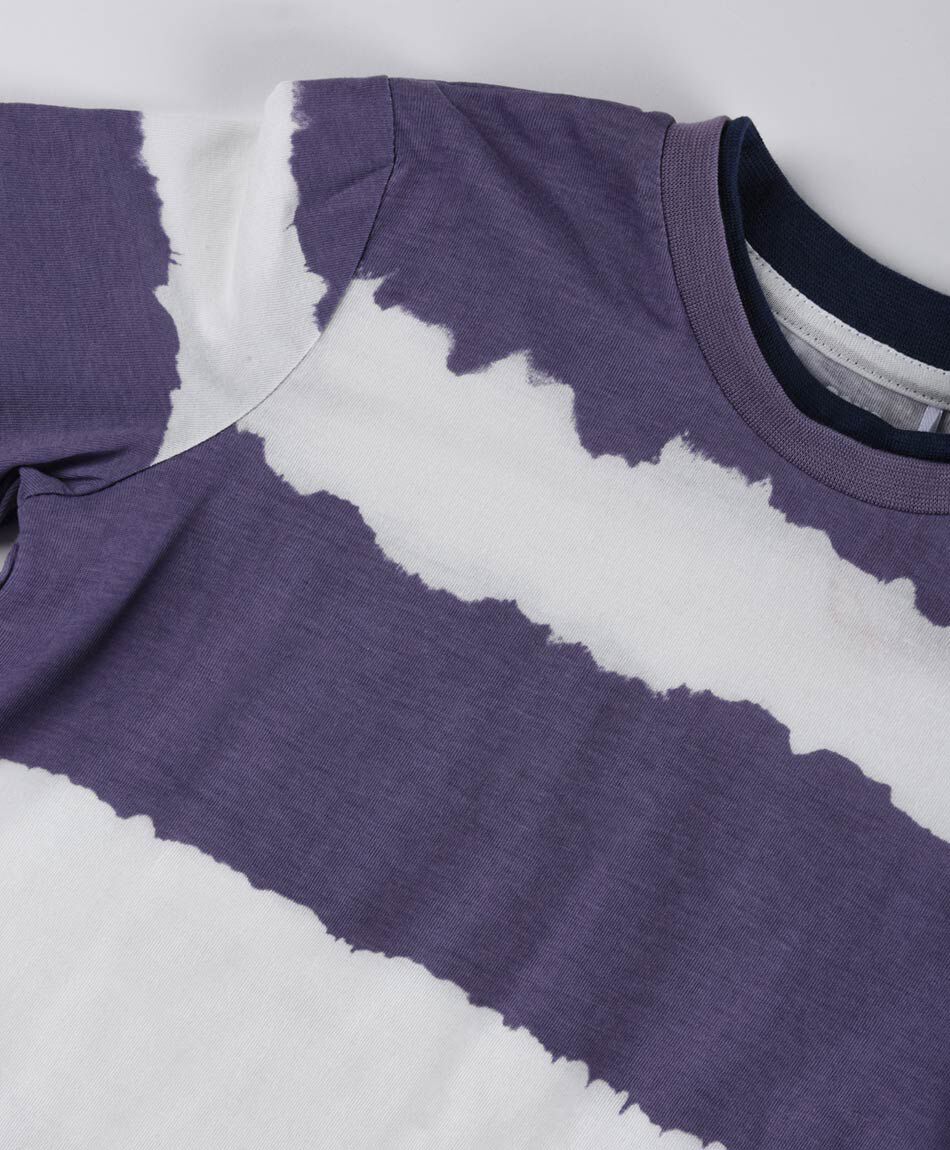 Polera ni&ntilde;o franjas