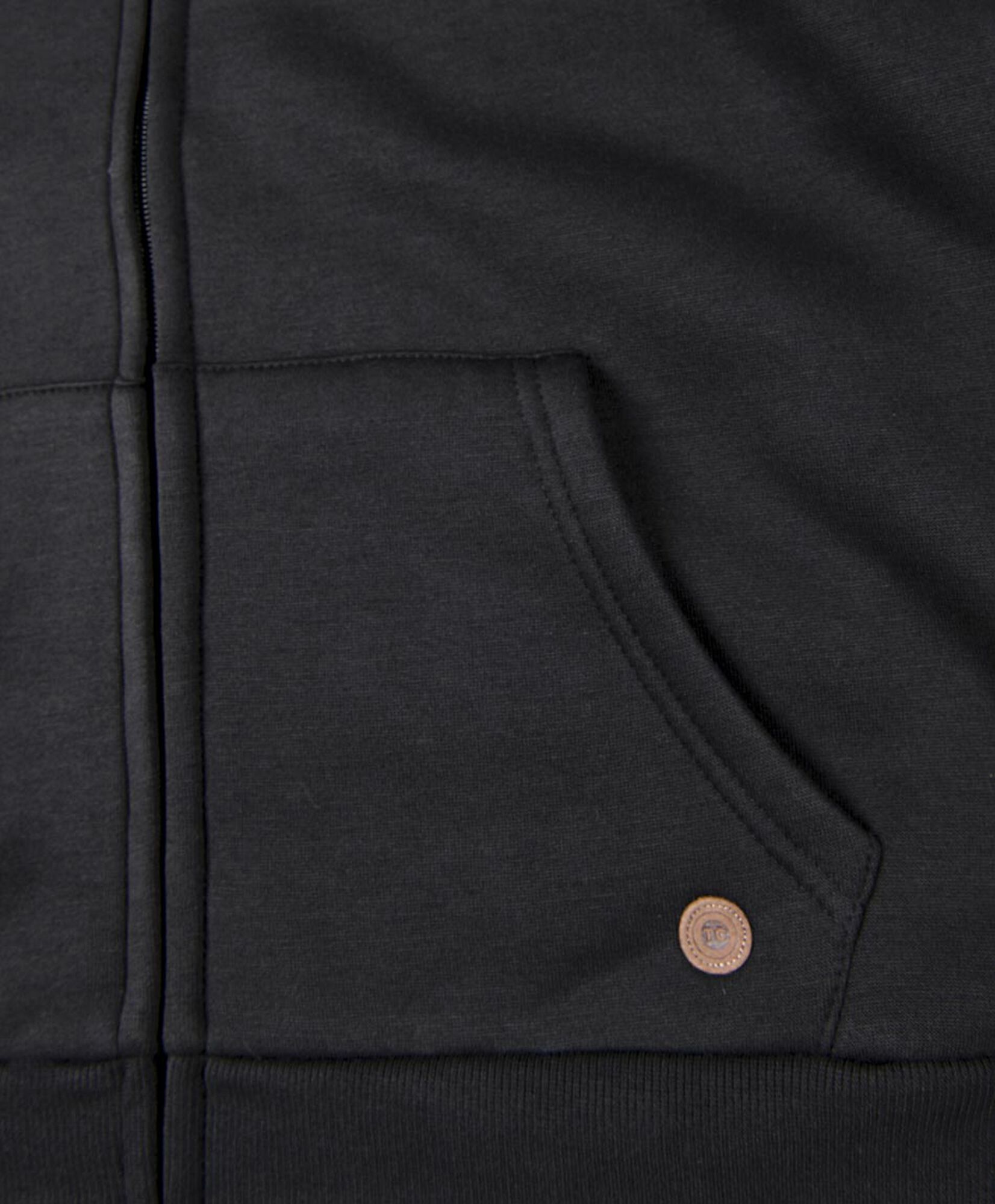 Polerón escolar negro capucha Polerón escolar negro capucha