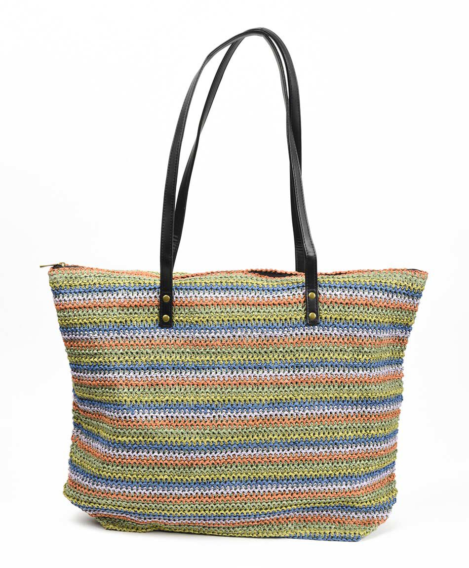 Bolso mujer rayas