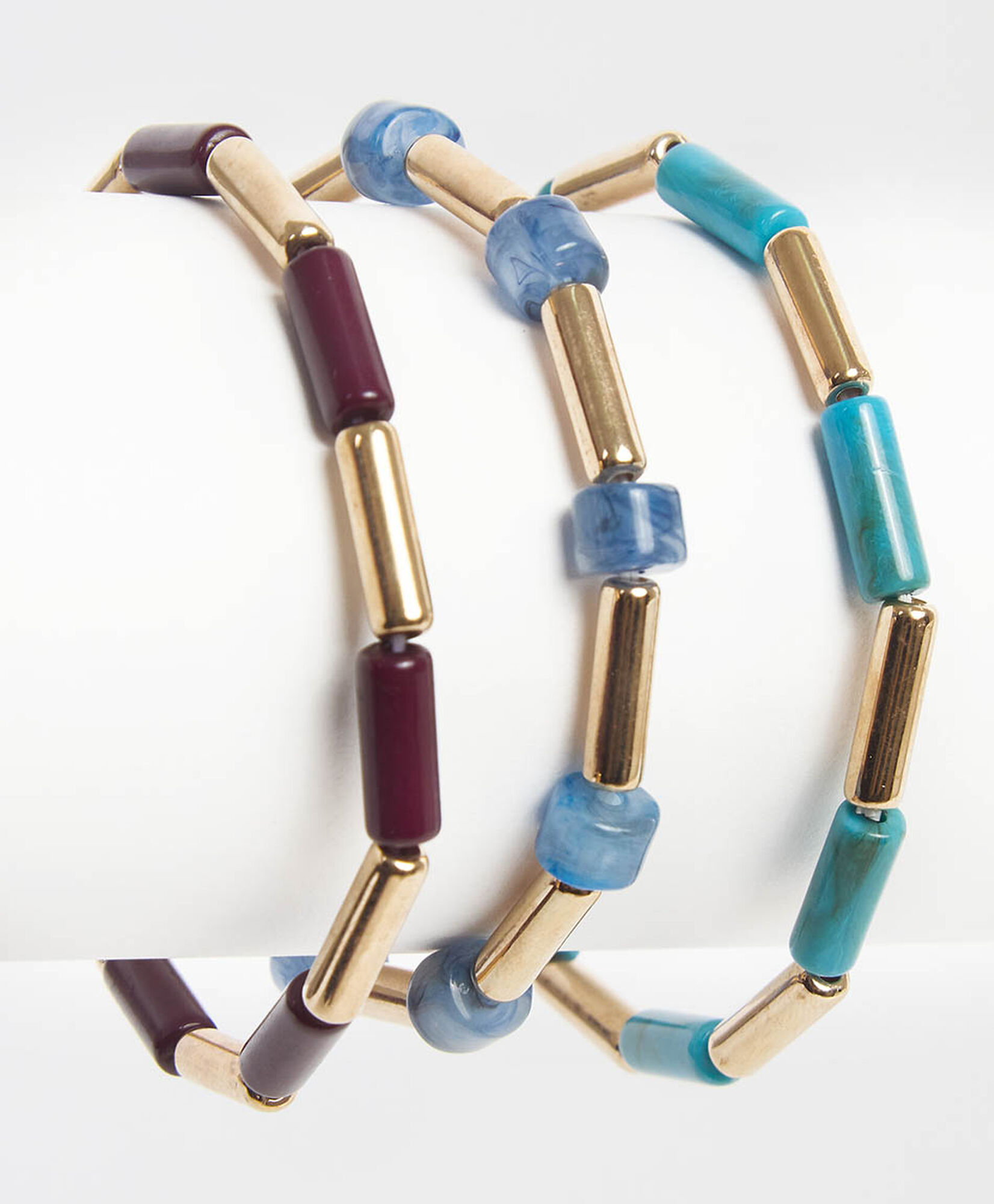 Set 3 pulseras mujer colores Set 3 pulseras mujer colores