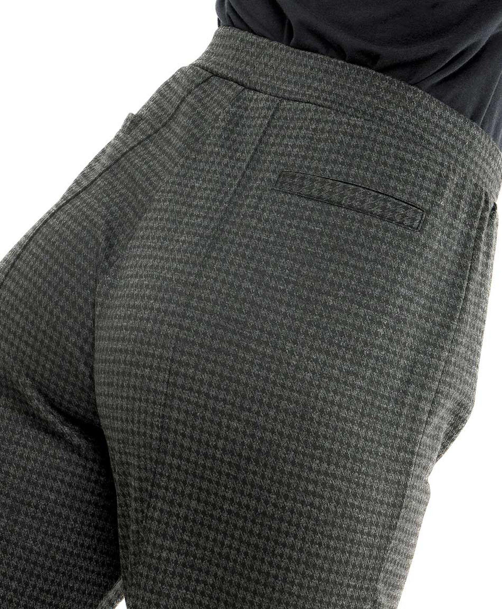 Pantalón mujer cuadrille costuras wide Pantalón mujer cuadrille costuras wide
