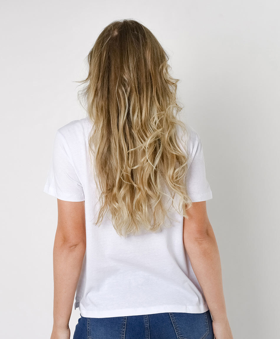 Polera mujer mandala brillos